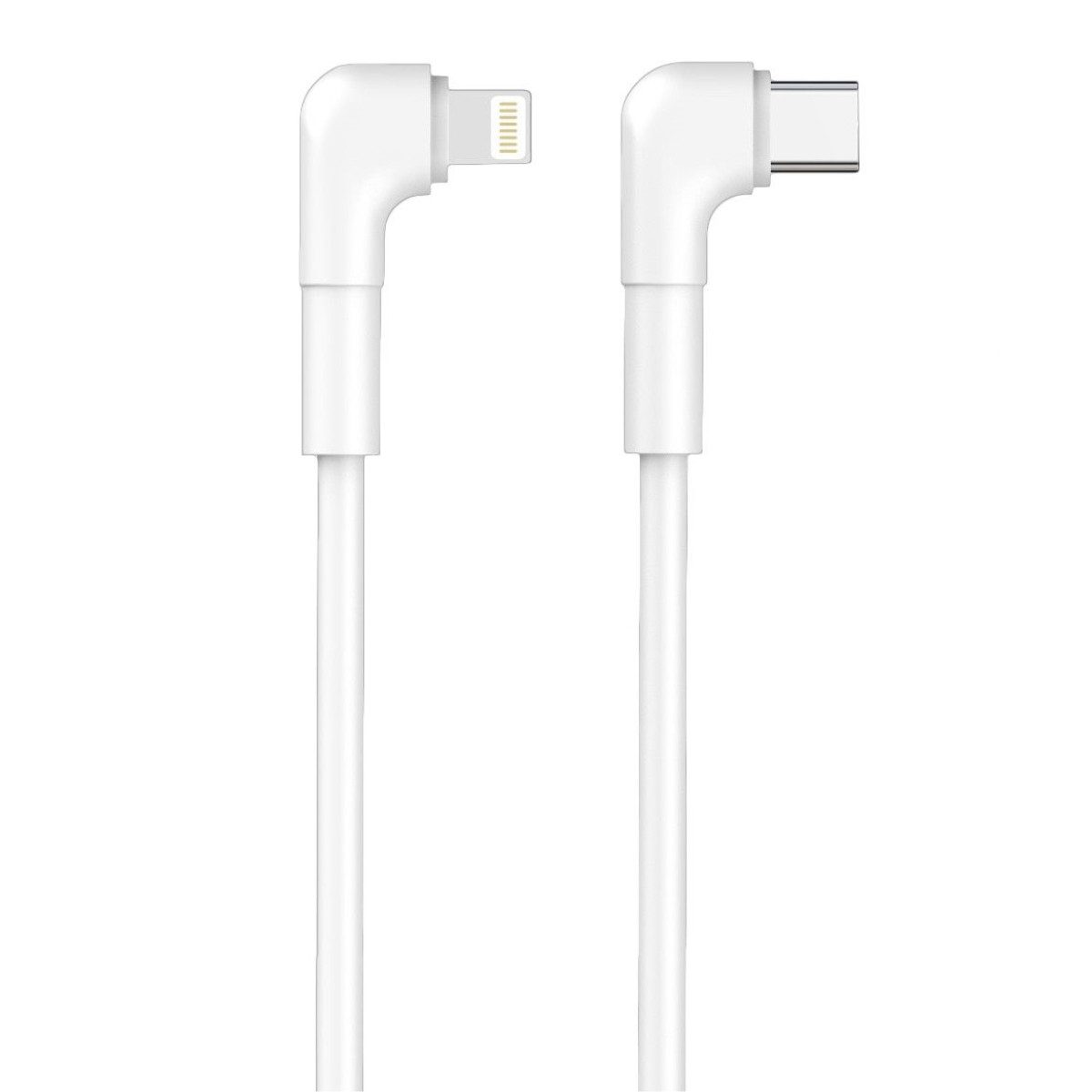 MaXlife MXUC-09 USB-Kabel, USB C, Kompatibel mit iPhone, (100 cm), 27W Winkelkabel für kompatible iPhone Geräte