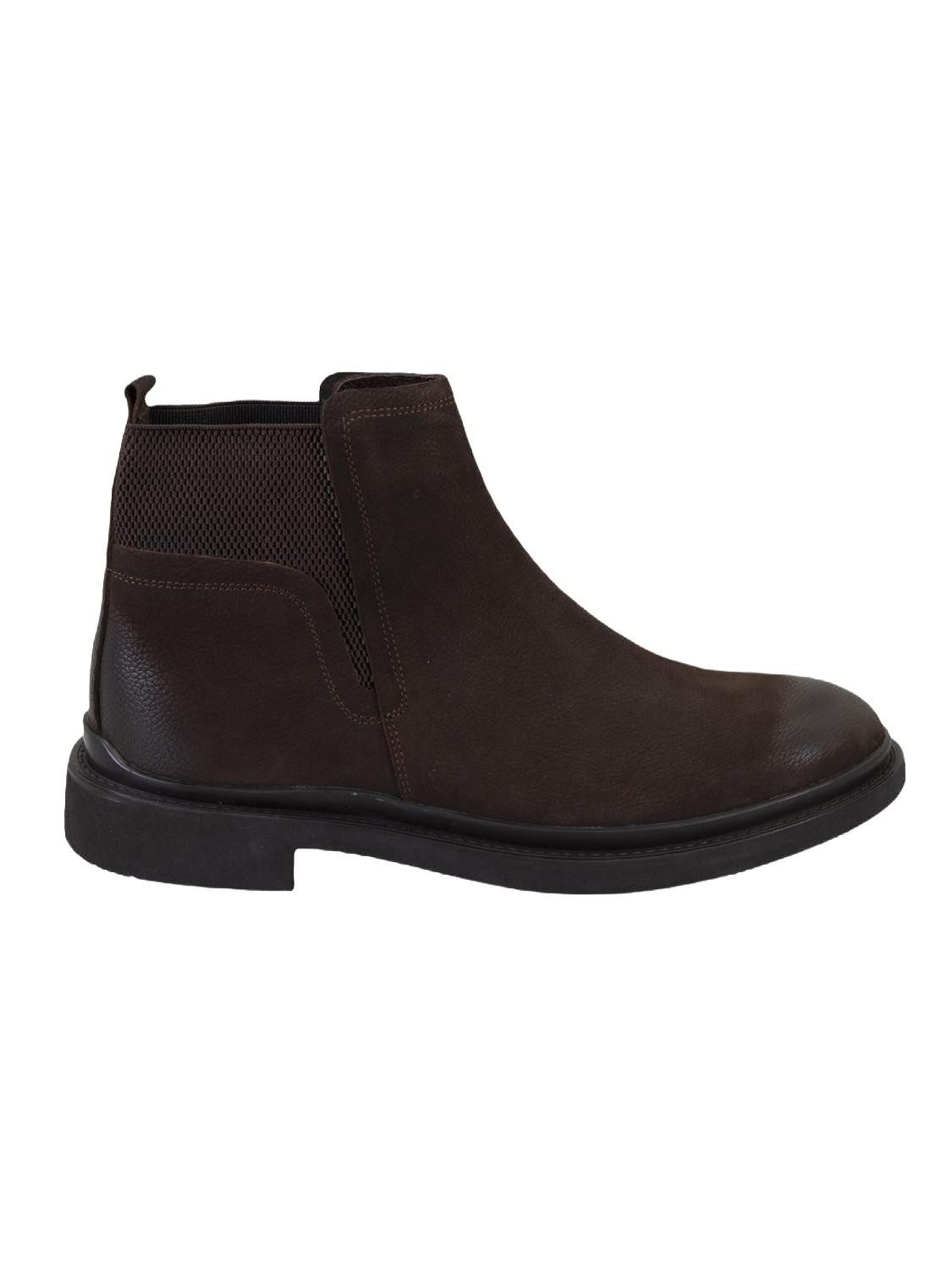 Desa Herren-Lederstiefel – Flacher Absatz, atmungsaktiv Stiefelette günstig online kaufen