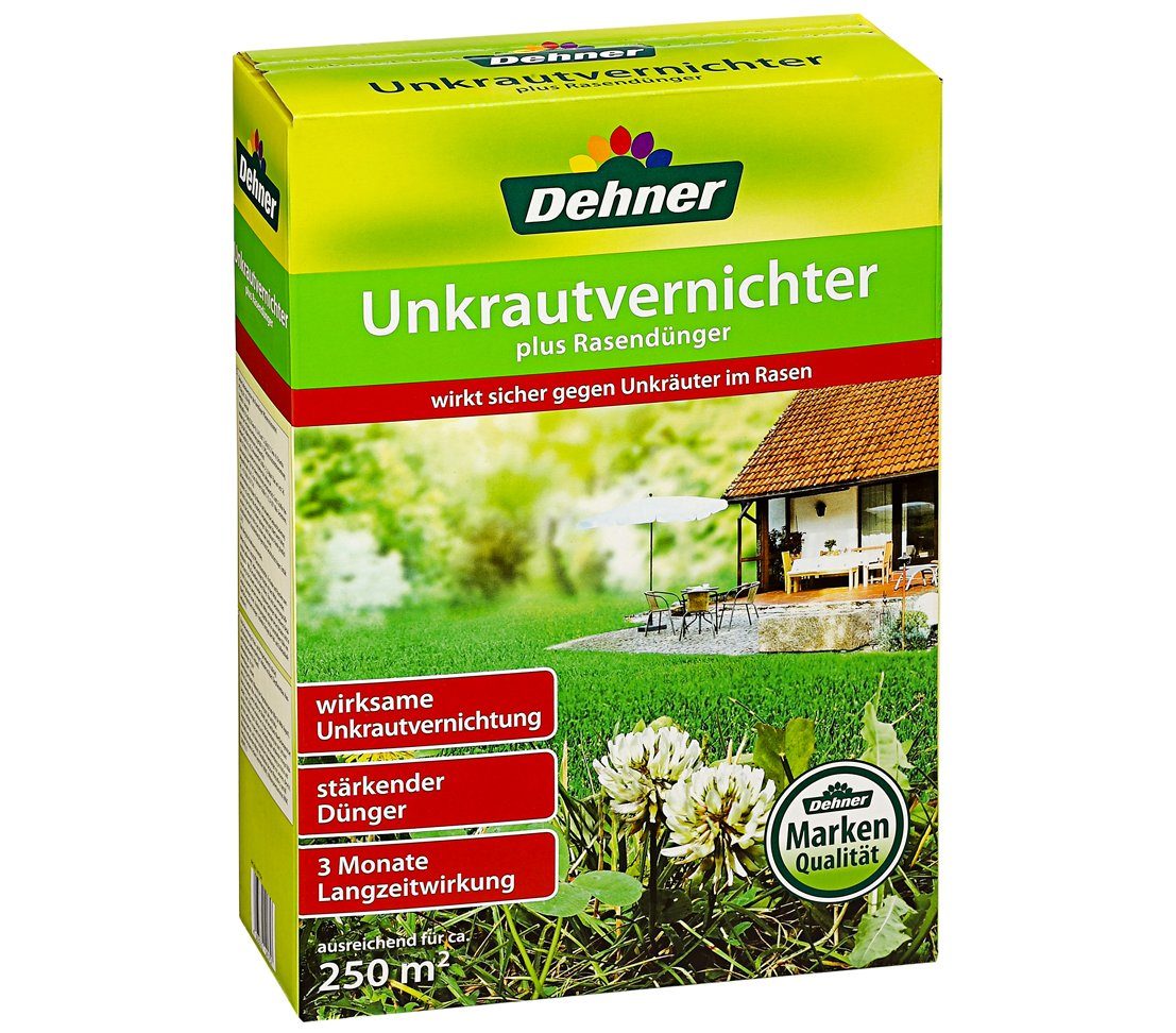 Dehner Rasendünger Unkrautvernichter plus Rasendünger, 5kg oder 8kg, Keine Angabe, Langzeitwirkung bis zu 3 Monate