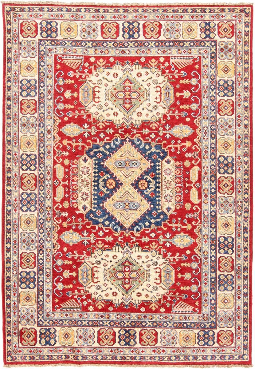 Orientteppich Kazak 166x242 Handgeknüpfter Orientteppich, Nain Trading, rechteckig, Höhe: 5 mm