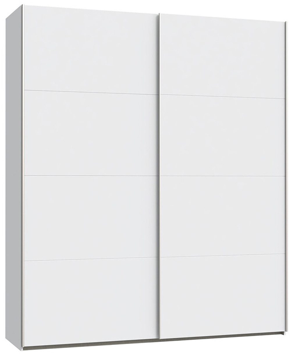 FORTE Schwebetürenschrank Fittio, Made in Europe, 2 Schiebetüren, modernes Design Höhe 2,35 mtr, stehende Montage