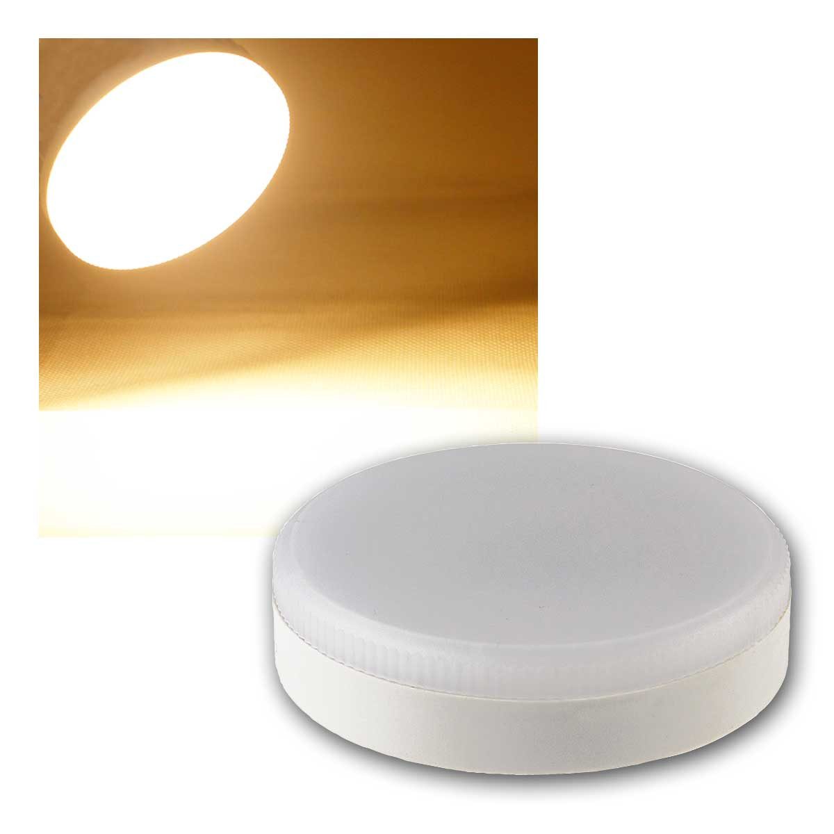 ChiliTec LED-Leuchtmittel LED Leuchtmittel 9W GX53 "XH 90" warmweiß 805lm, warmweiß