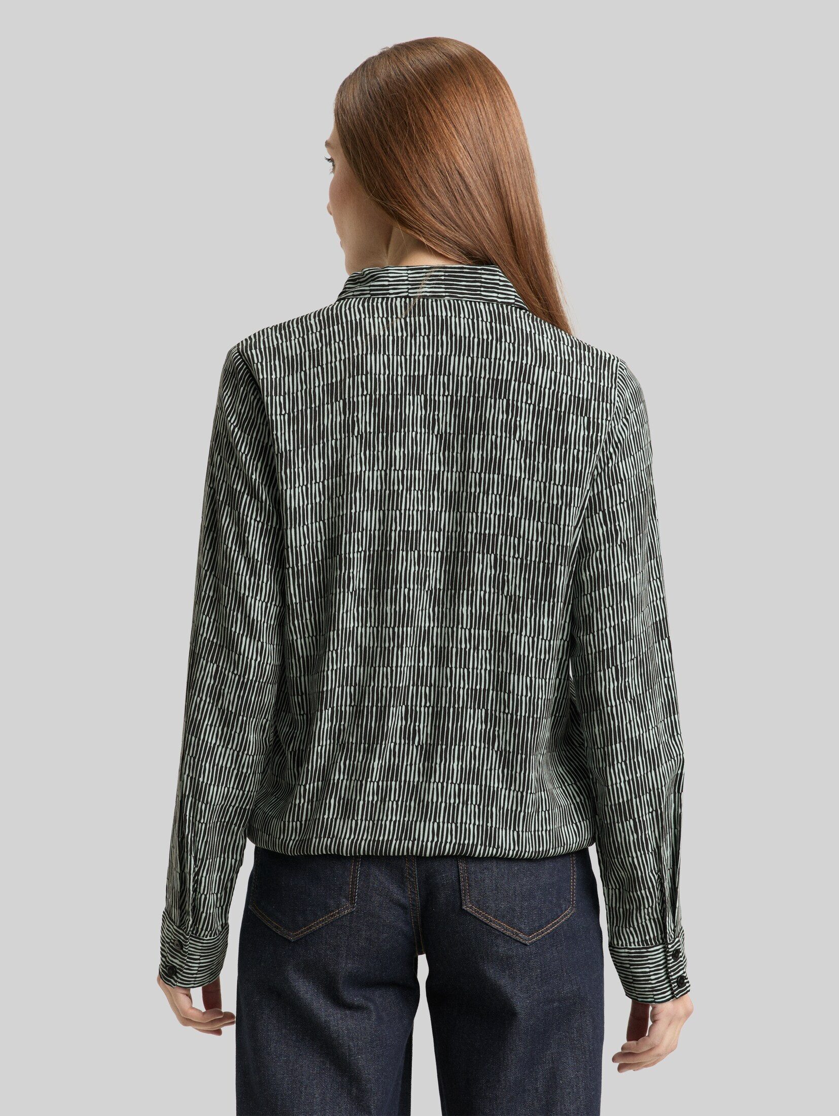 TOM TAILOR Langarmbluse Blusen & Shirts Bluse mit Muster