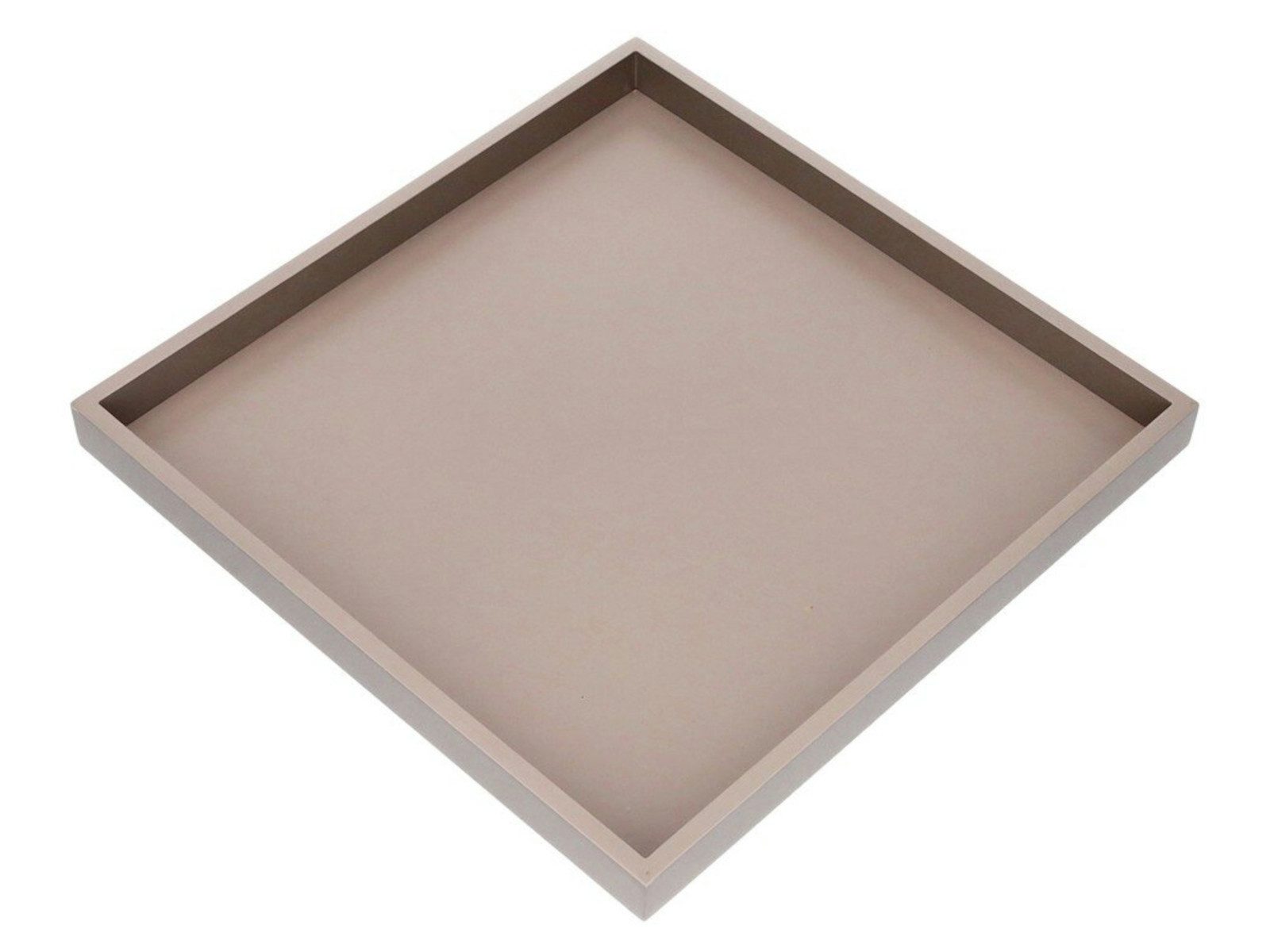 Giftcompany Tablett Neo Tablett quadratisch braun 32cm, Holzfaserplatte