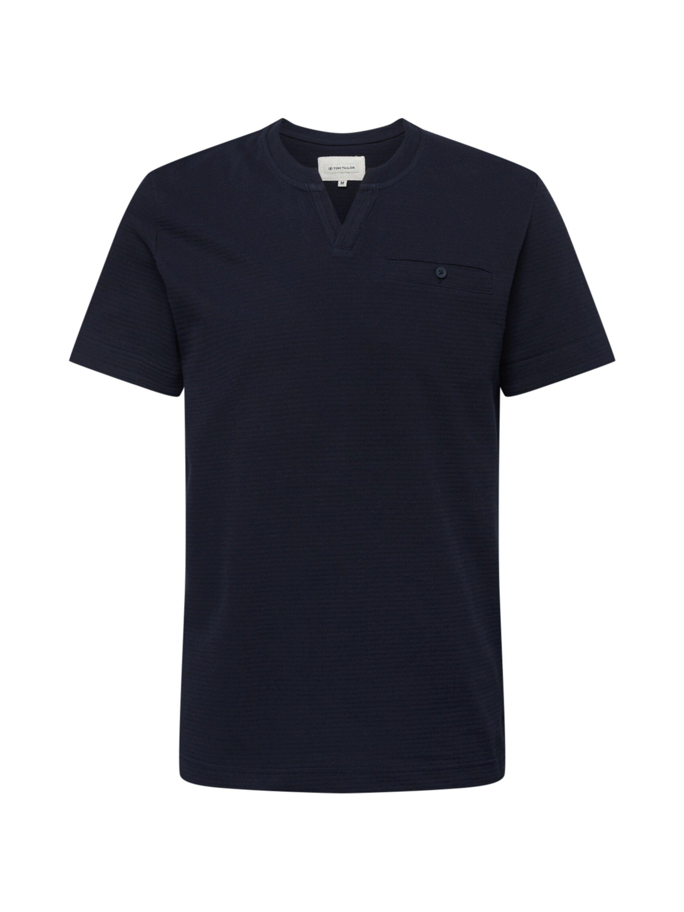 TOM TAILOR T-Shirt (1-tlg) Sky Captain Blue 10668