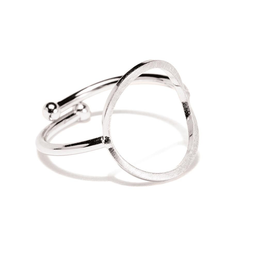 Sergio Engel Fingerring Pura Ring 16 Minimalistischer Kreisring in Edelstahl (1-tlg)