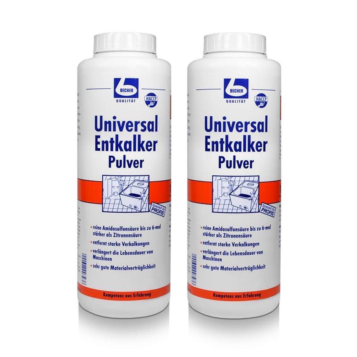 Dr. Becher Dr. Becher Universalentkalker Pulver 1kg Kaffeemaschinen Wasserkocher Spezialwaschmittel