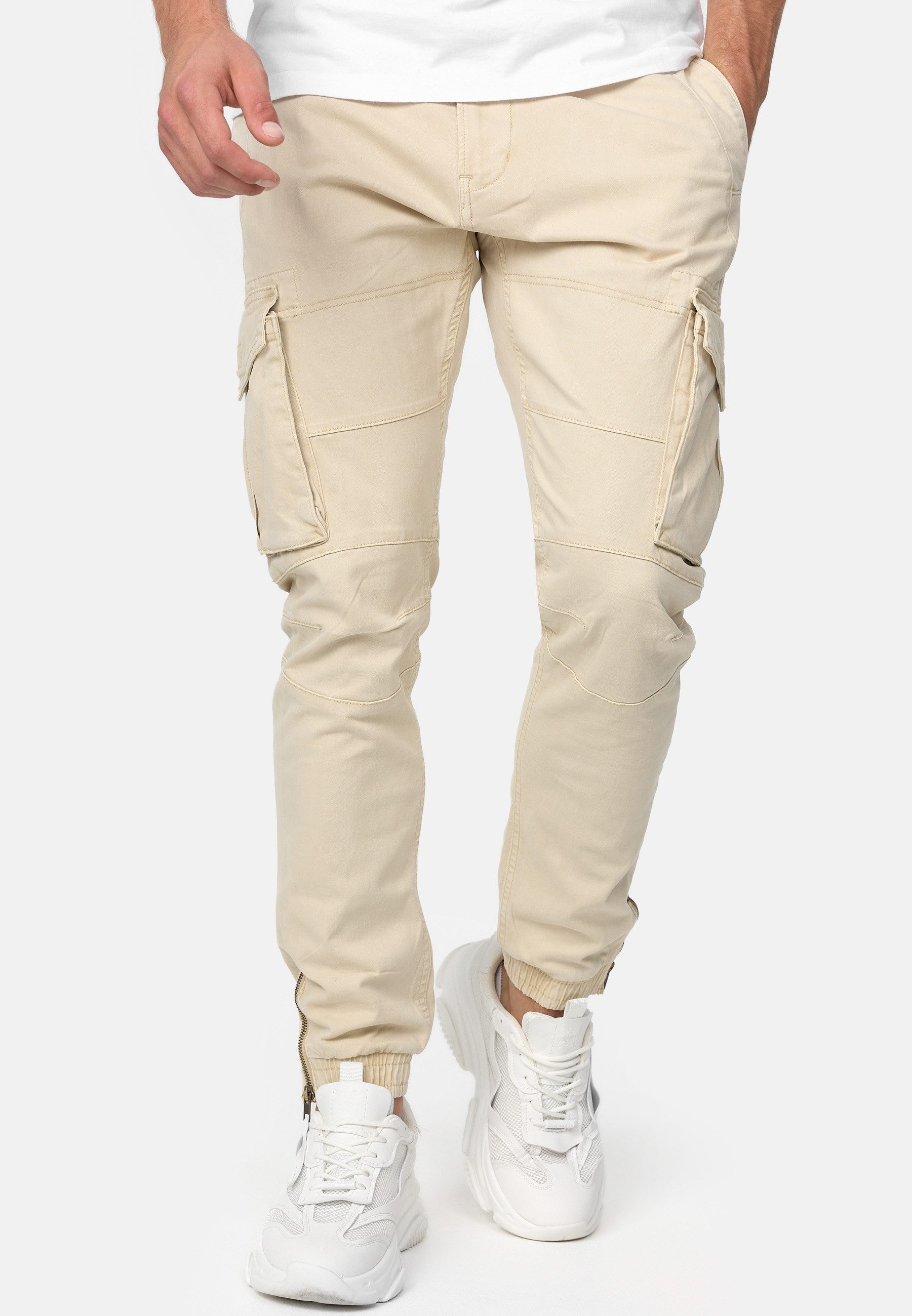 Indicode Cargohose Herren Alex Cargo Hose Herrenhose mit 6 praktischen Tasc günstig online kaufen