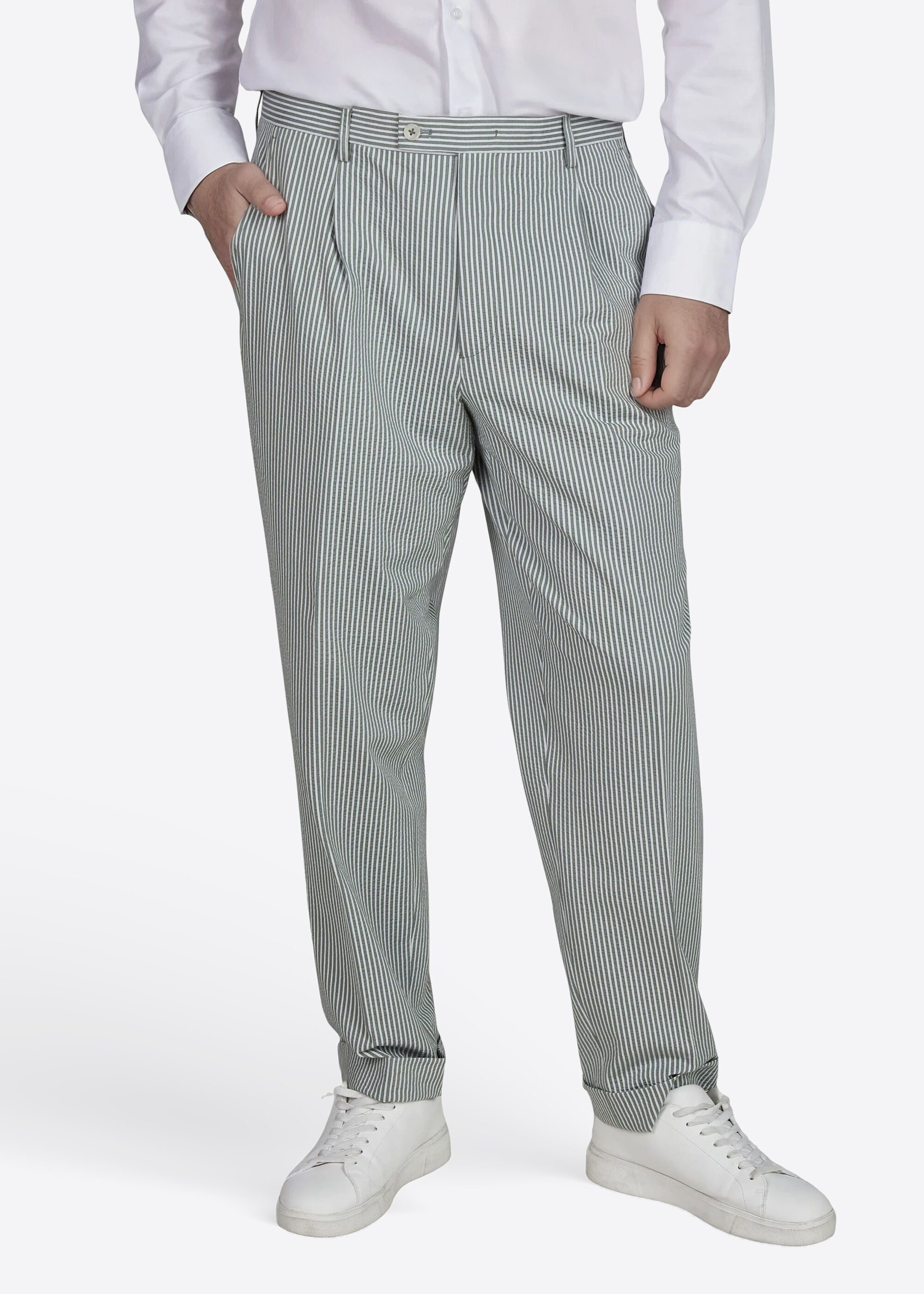 Pierre Cardin Anzughose Franck (1-tlg) mit Taschen