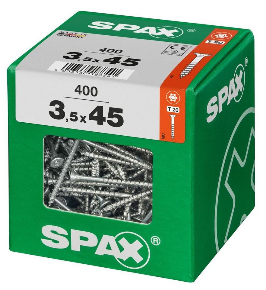 Thumbnail - SPAX Holzbauschraube Spax Universalschrauben 3.5 x 45 mm TX 20 - 400