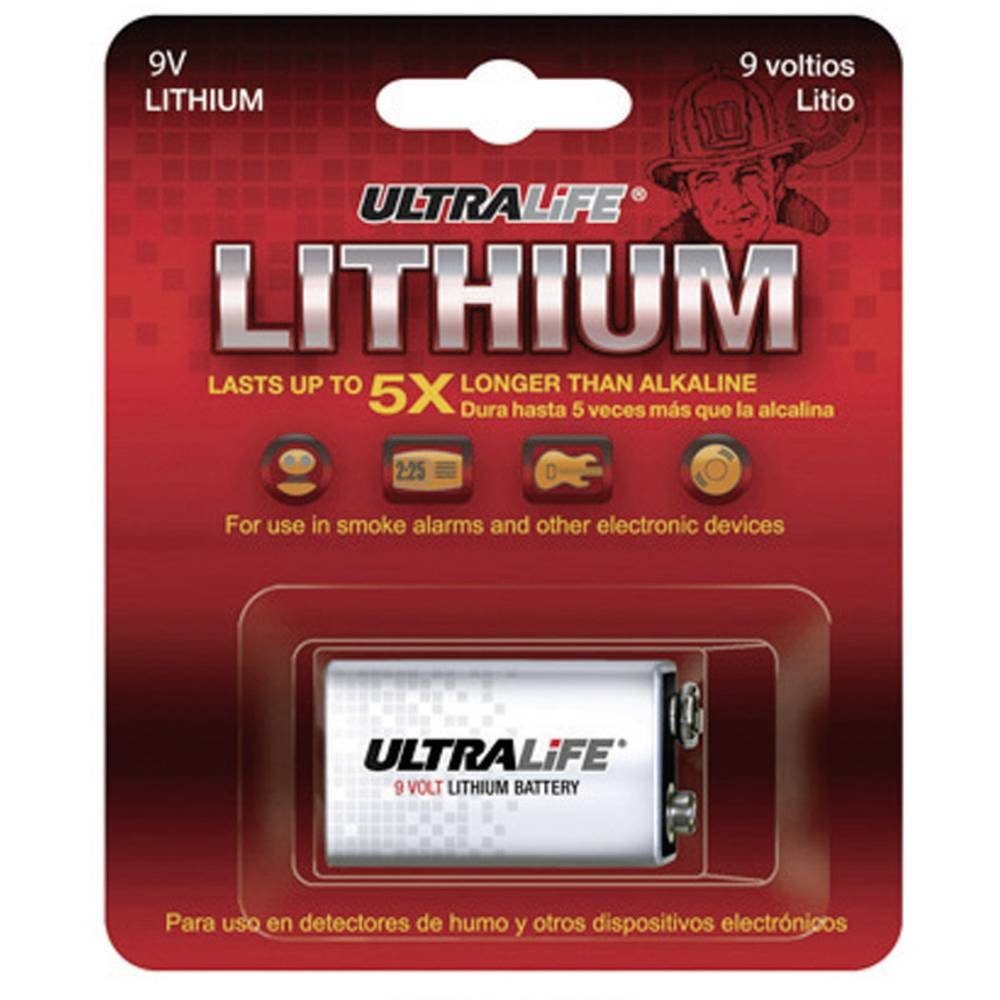 9 Lithium V Block UltraLife Energy High Batterie Batterie