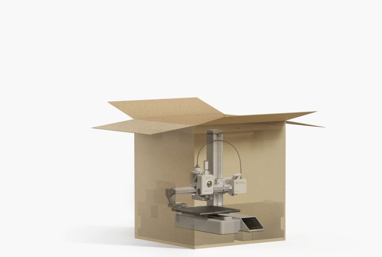 Bambu Lab 3D-Drucker Bambu Lab A1 Mini-3D-Drucker, Vollautomatische Kalibrierung und Flow-Dynamik-Sensor