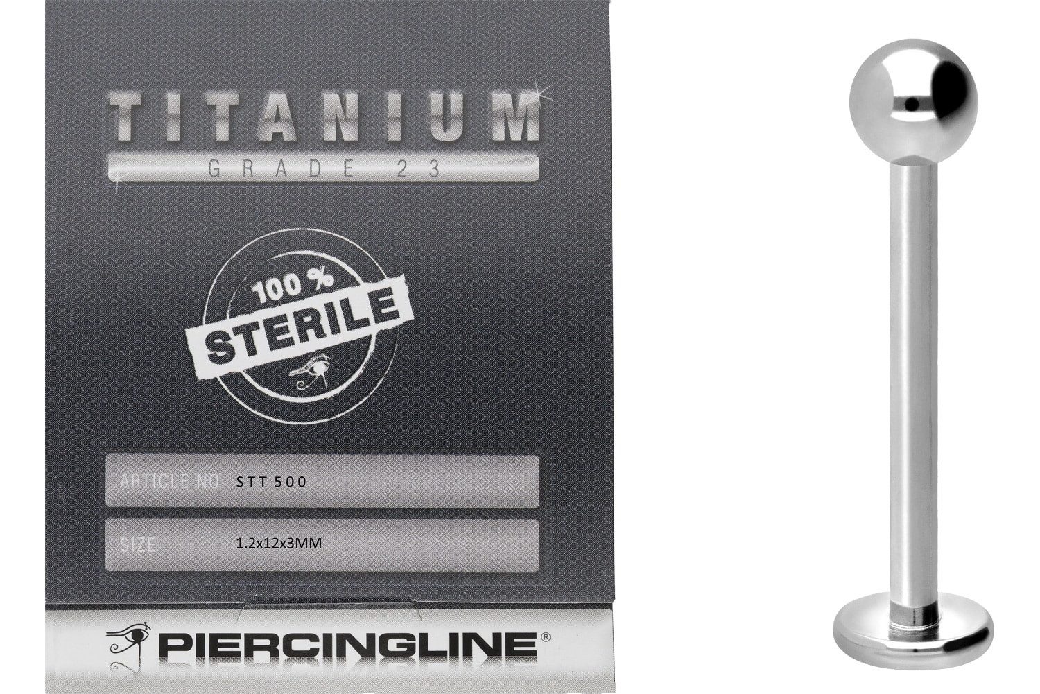 Piercing-Set Sterilisiertes Titan Labret