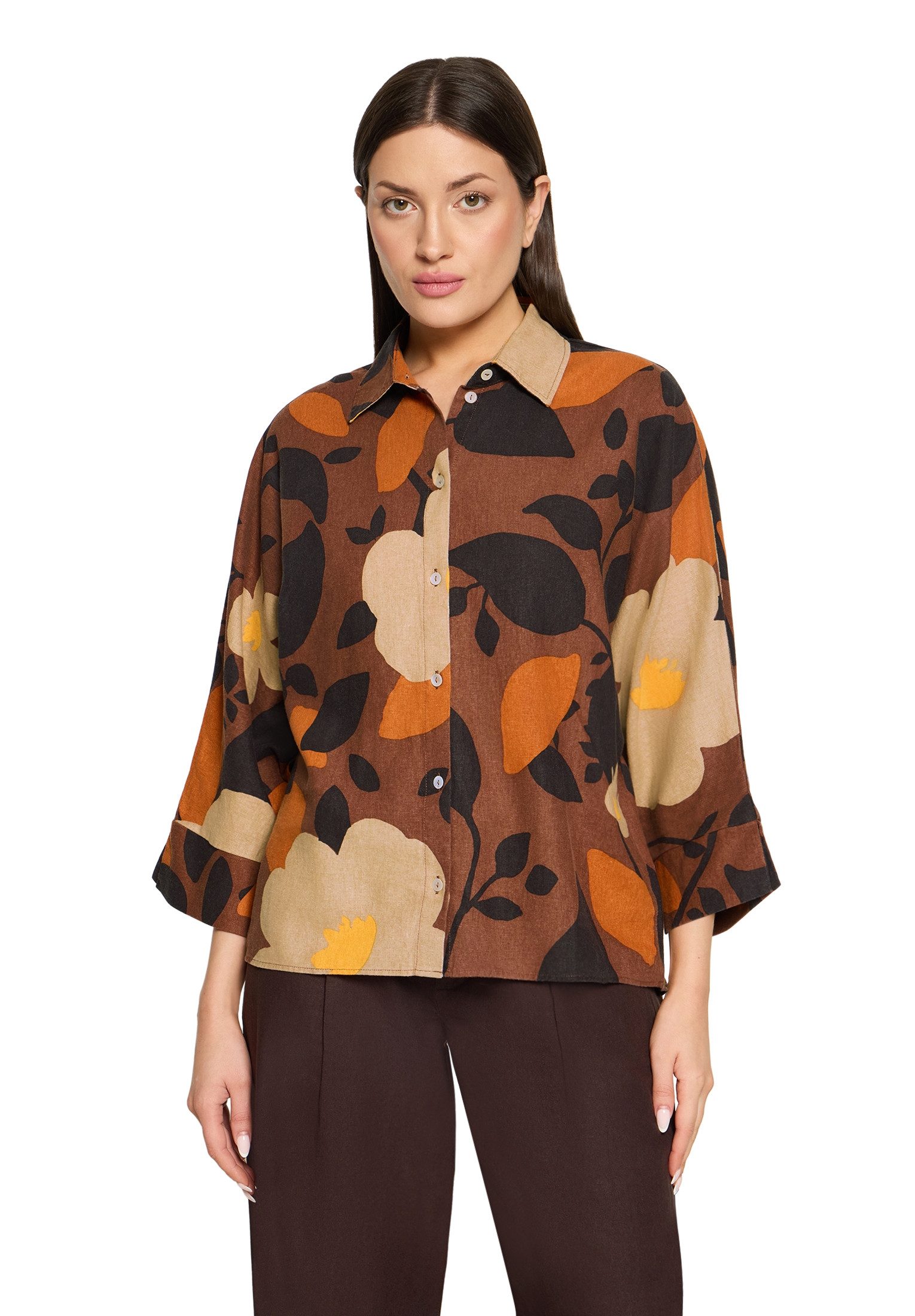 Schlupfbluse Damen mit Muster