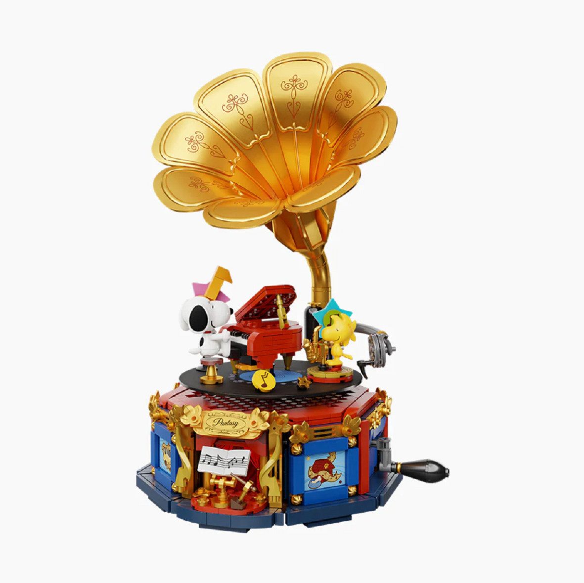 Pantasy Pantasy 86911 Snoopy Phonograph Peanuts 800 Teile Konstruktions-Spielset, (800 St)