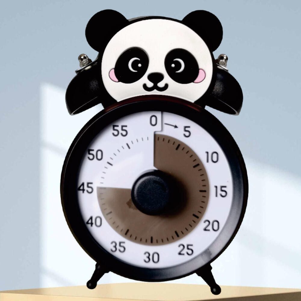 FELIXLEO Intervall-Timer Visueller Timer 60 Min leise Küche Schule Büro Kinder Erwachsene. (1-St)