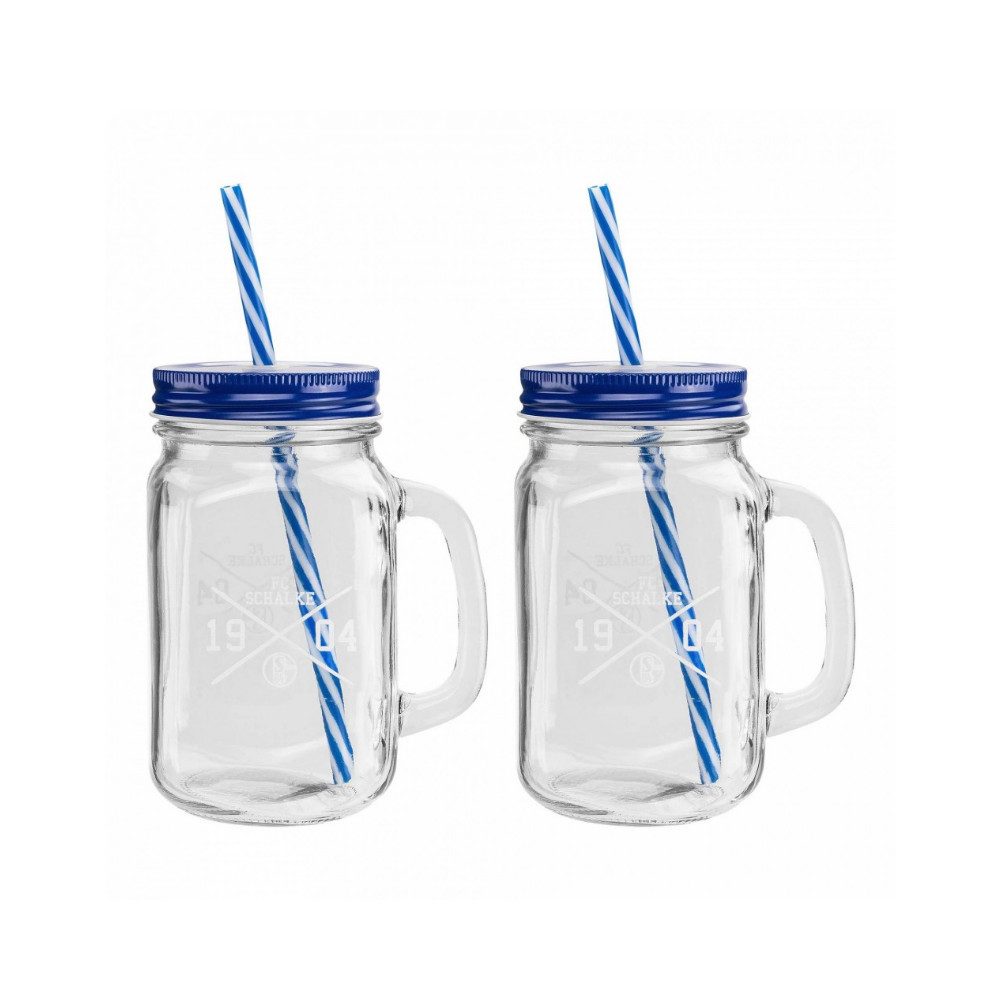FC Schalke 04 Glas FC Schalke 04 Trinkglas 2er-Set
