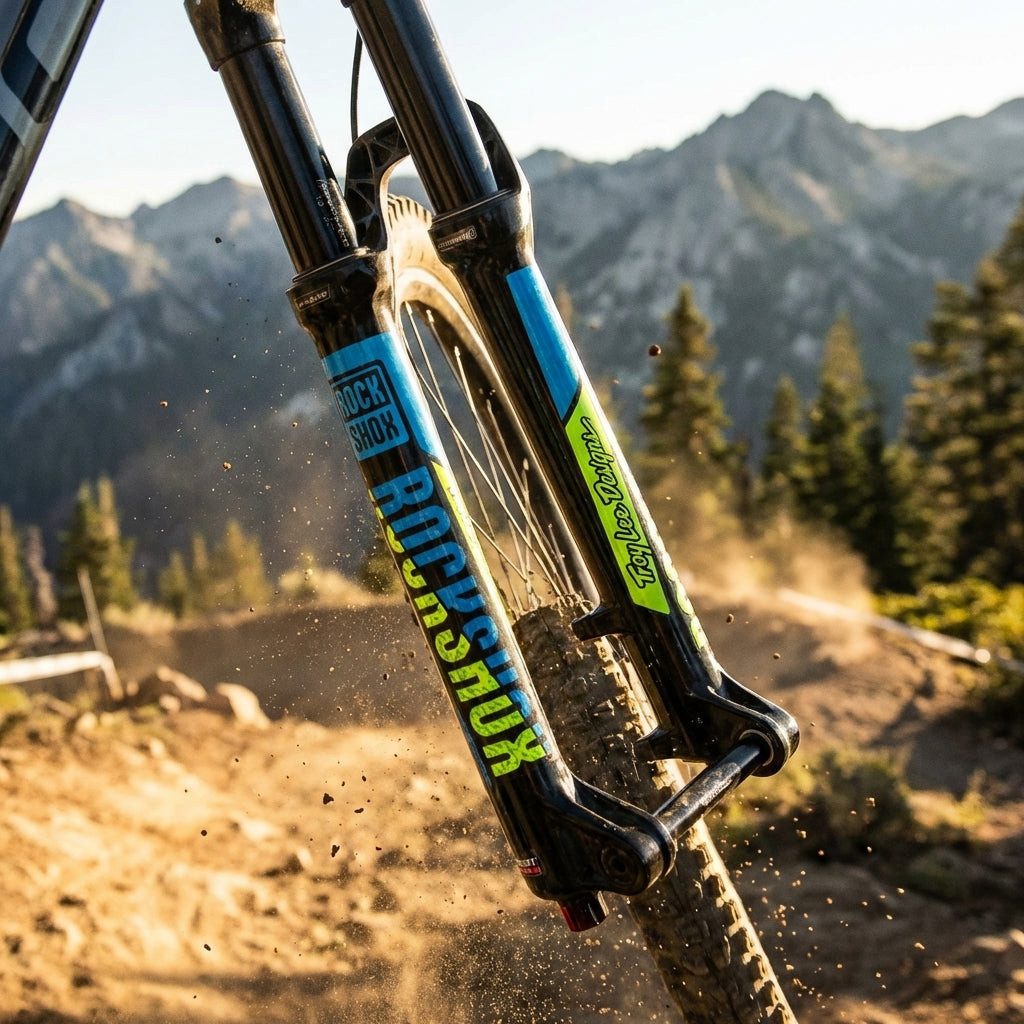 RockShox Federgabel Rockshox Dekor Kit Troy Lee Designs-B/G 35mm Pike/Lyrik/Yari/Domain/Re