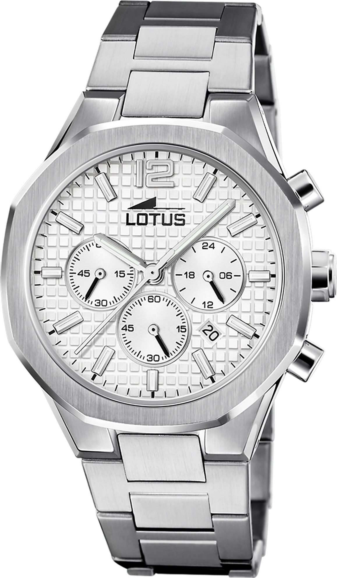 Quarzuhr Lotus Herrenuhr Edelstahl silber Lotus