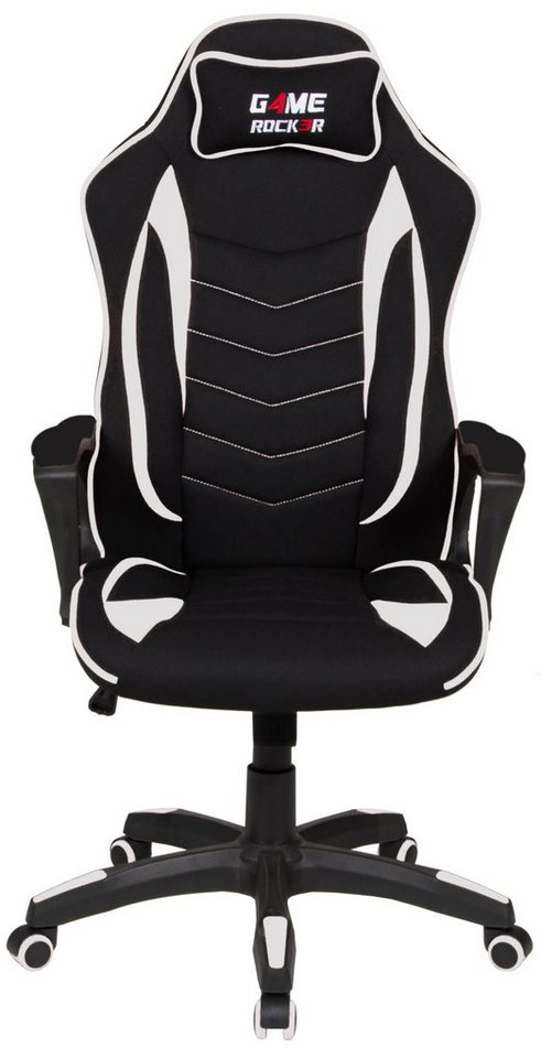 Duo Collection Gaming-Stuhl Game-Rocker R-10, komfortabler Bürostuhl mit  Nackenkissen & Drehfunktion