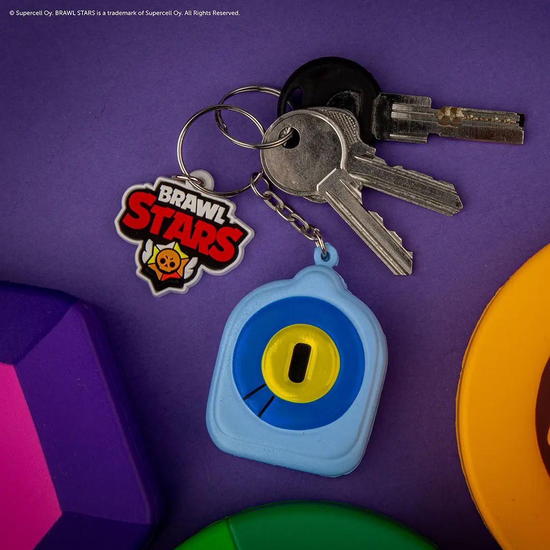 Cinereplicas Schlüsselanhänger Brawl Stars Rico Squishy Schlüsselanhänger