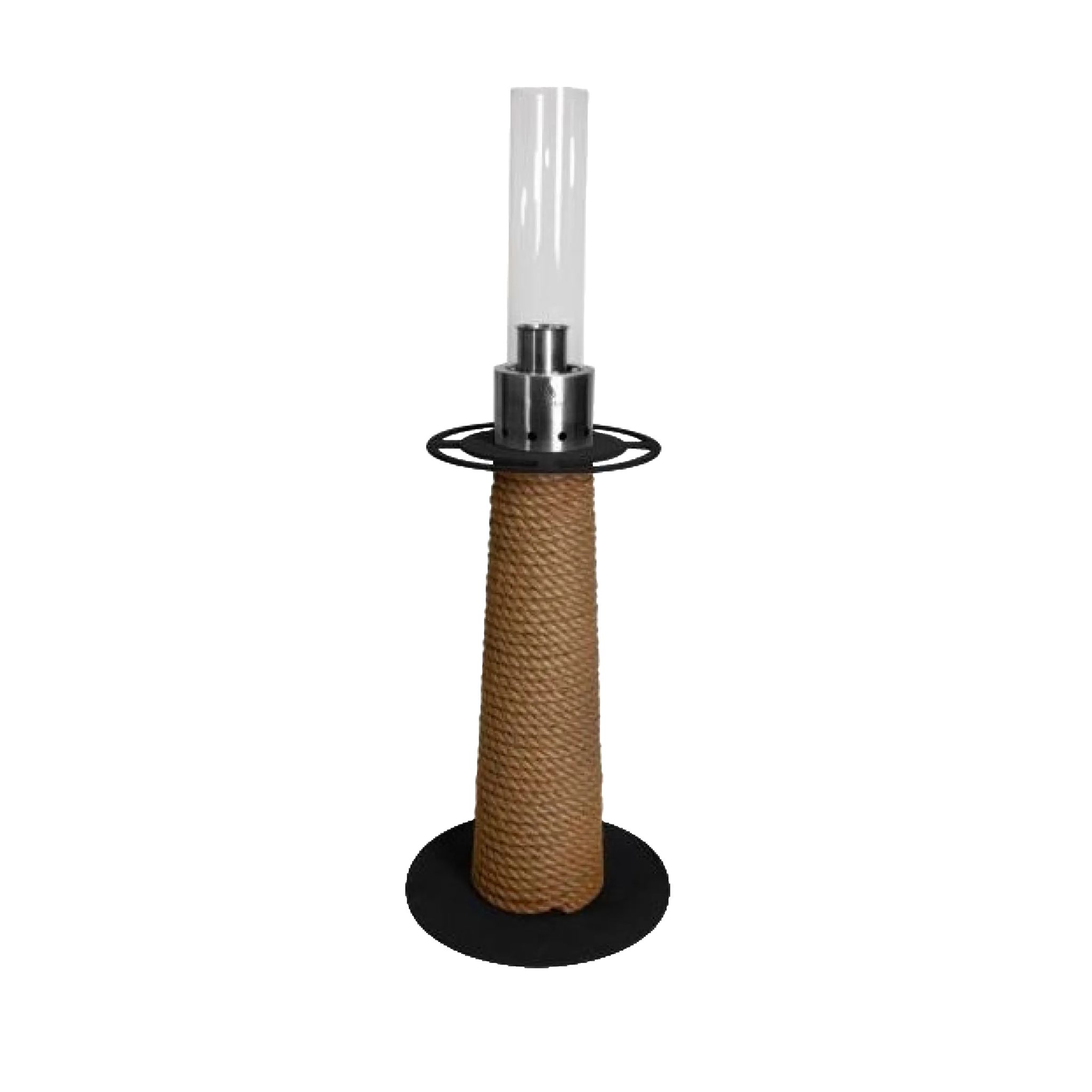 Masuria Gartenfackel Juno Lamp black schwarz Stahl Outdoor Garten-Fackel Feuer-Lampe