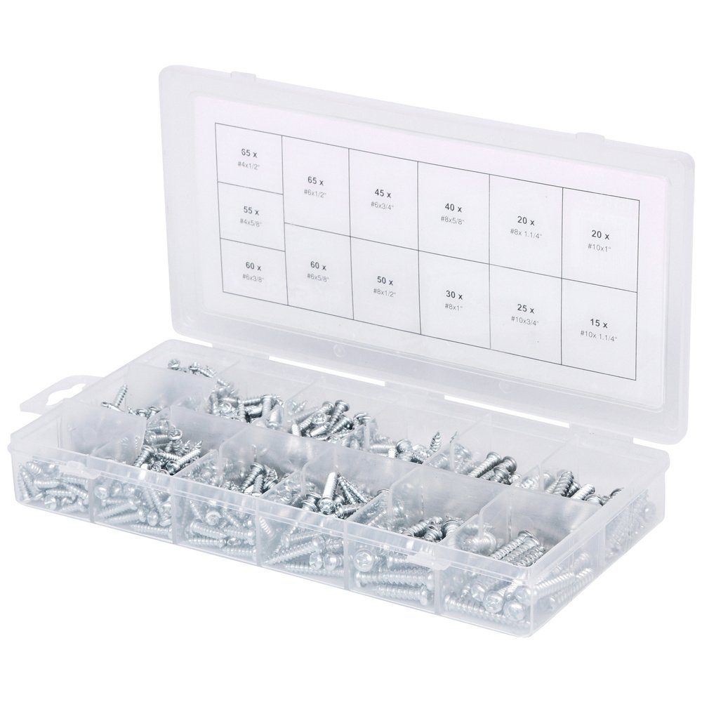 Schrauben-Set KS Tools 970.0420 9700420 Blechschrauben-Sortiment 1 St.