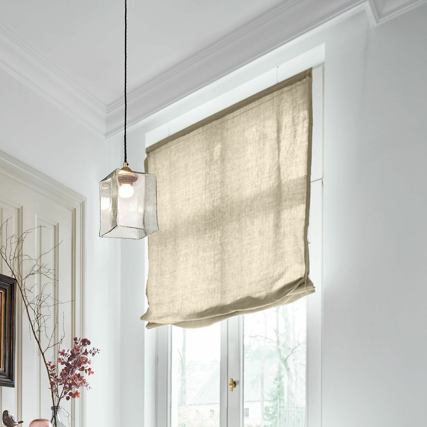 Mirabeau Raffrollo Faltrollo Lunavaux creme günstig online kaufen