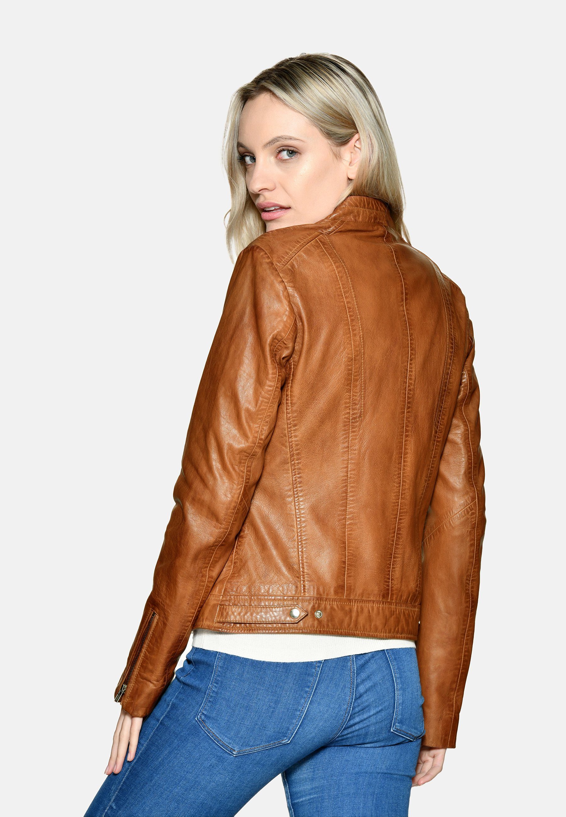 cognac 31020361 JCC Lederjacke