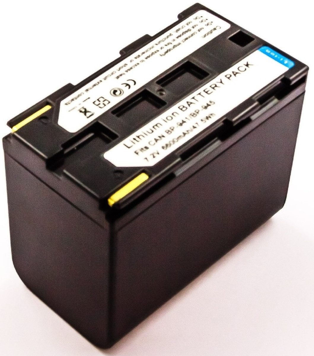 AGI Akku für Canon UC-X20 Li-Ion 7,2 Volt 6000 mAh schwarz Kamera-Akku 6000 mAh (7.2 V)