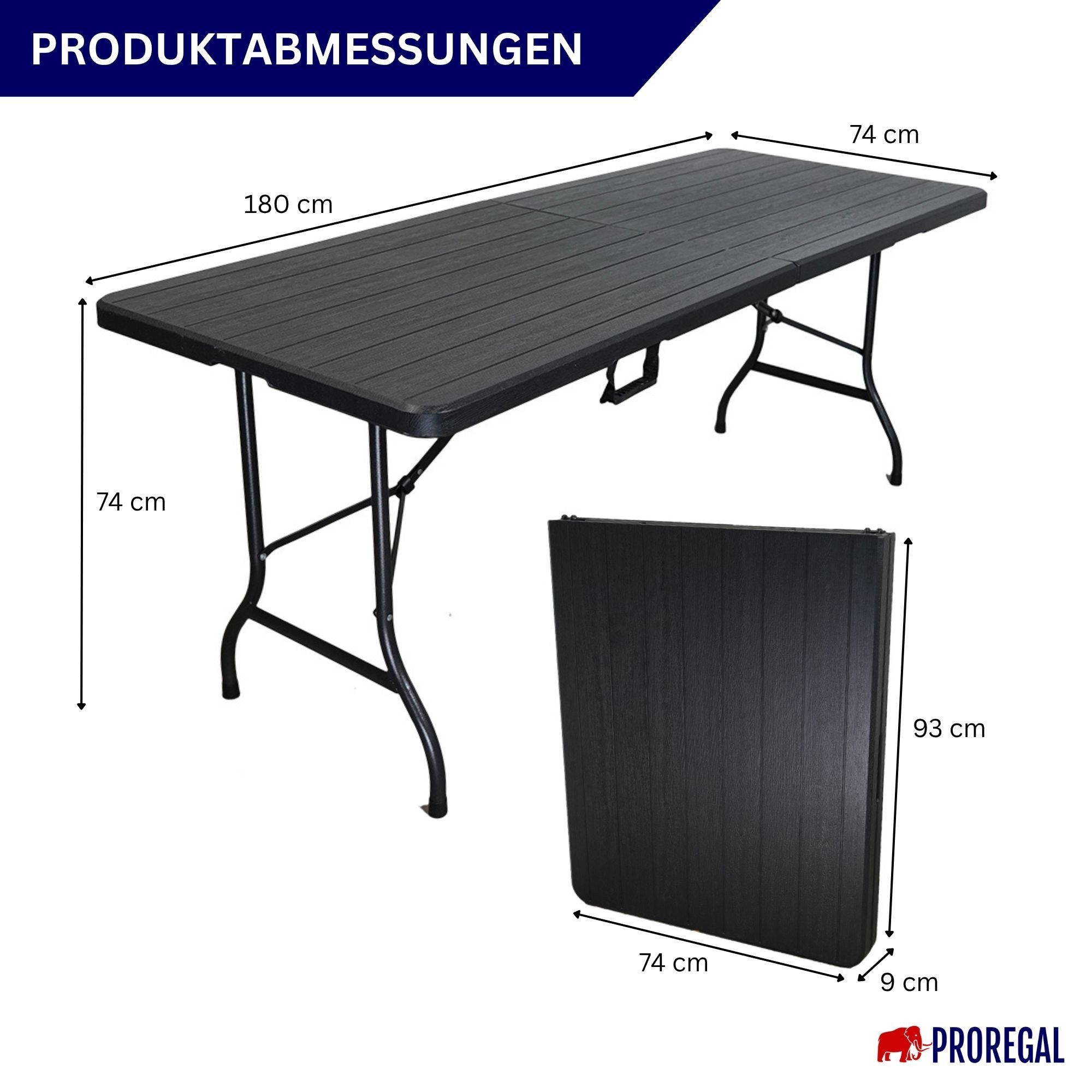 PROREGAL® Bierzeltgarnitur 1x Buffettisch 2x Bierbank günstig online kaufen