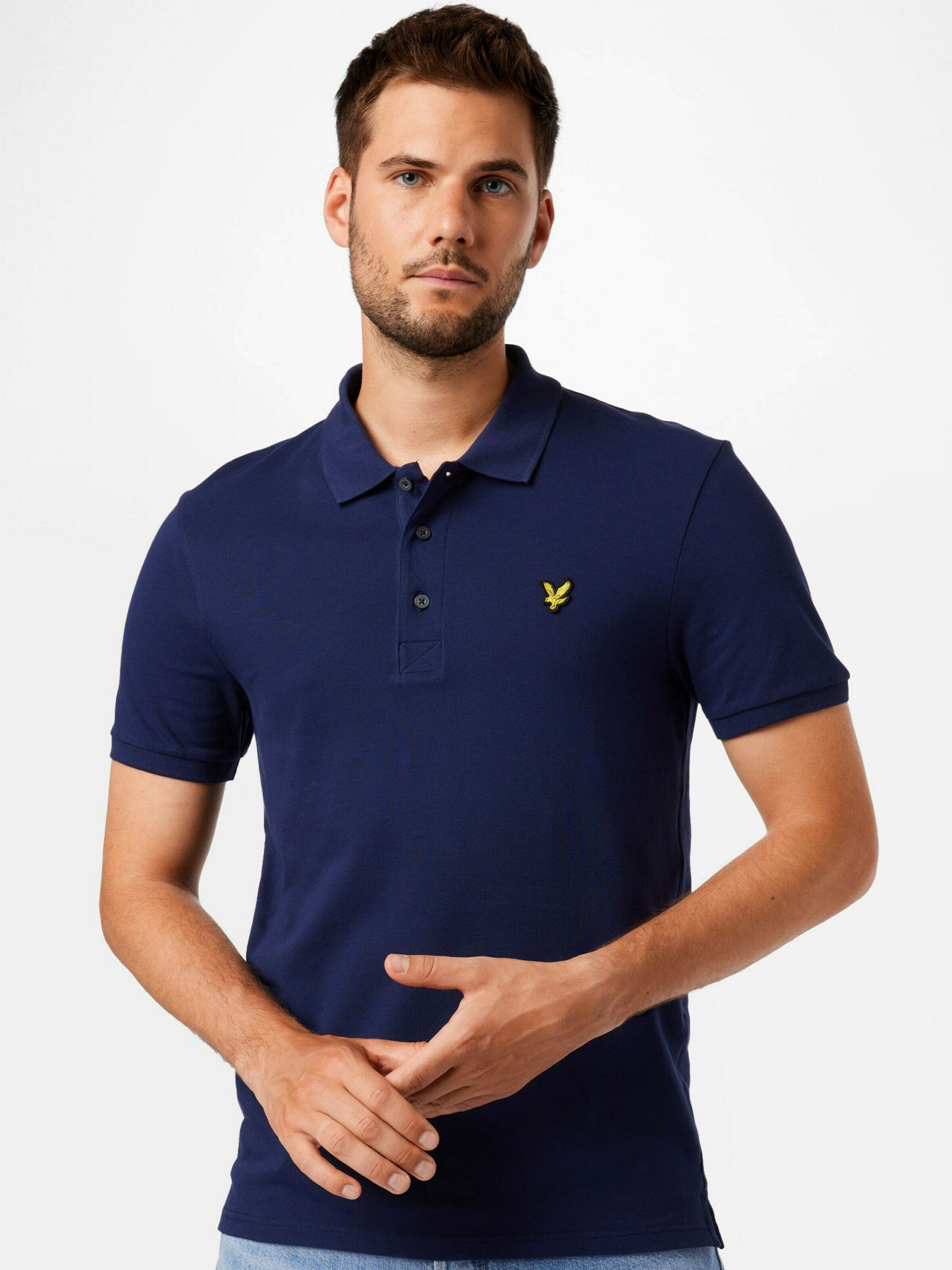 Lyle and Scott Poloshirt Navy - Größe S günstig online kaufen