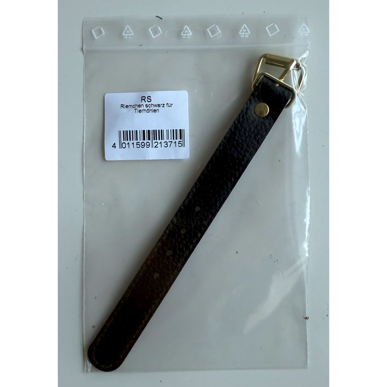 Aumüller Tierfahrradkorb Ersatzteil: Riemchen schwarz für Fahrradkörbe und Tierhöhlen