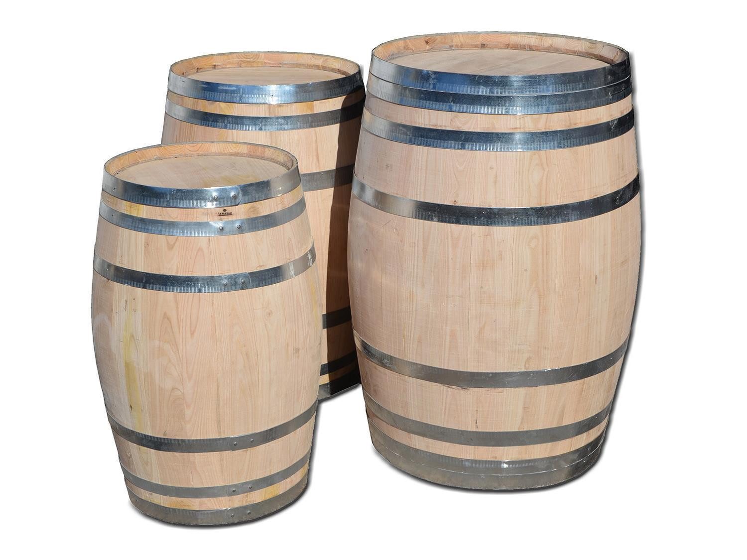 Temesso Stehtisch 100 oder 150 Liter - Holzfass natur - neu gefertigt aus K günstig online kaufen