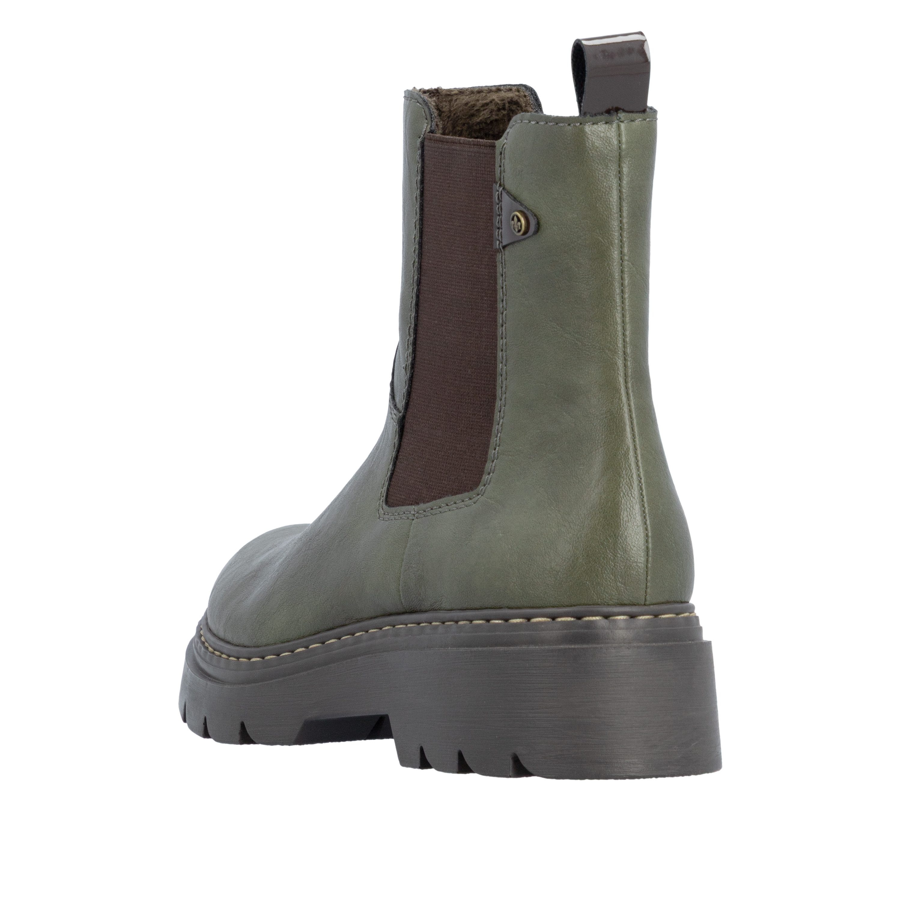 Rieker Chelseaboots Schlupfboots, Stiefelette, Ankleboots mit seitlichem Stretcheinsatz