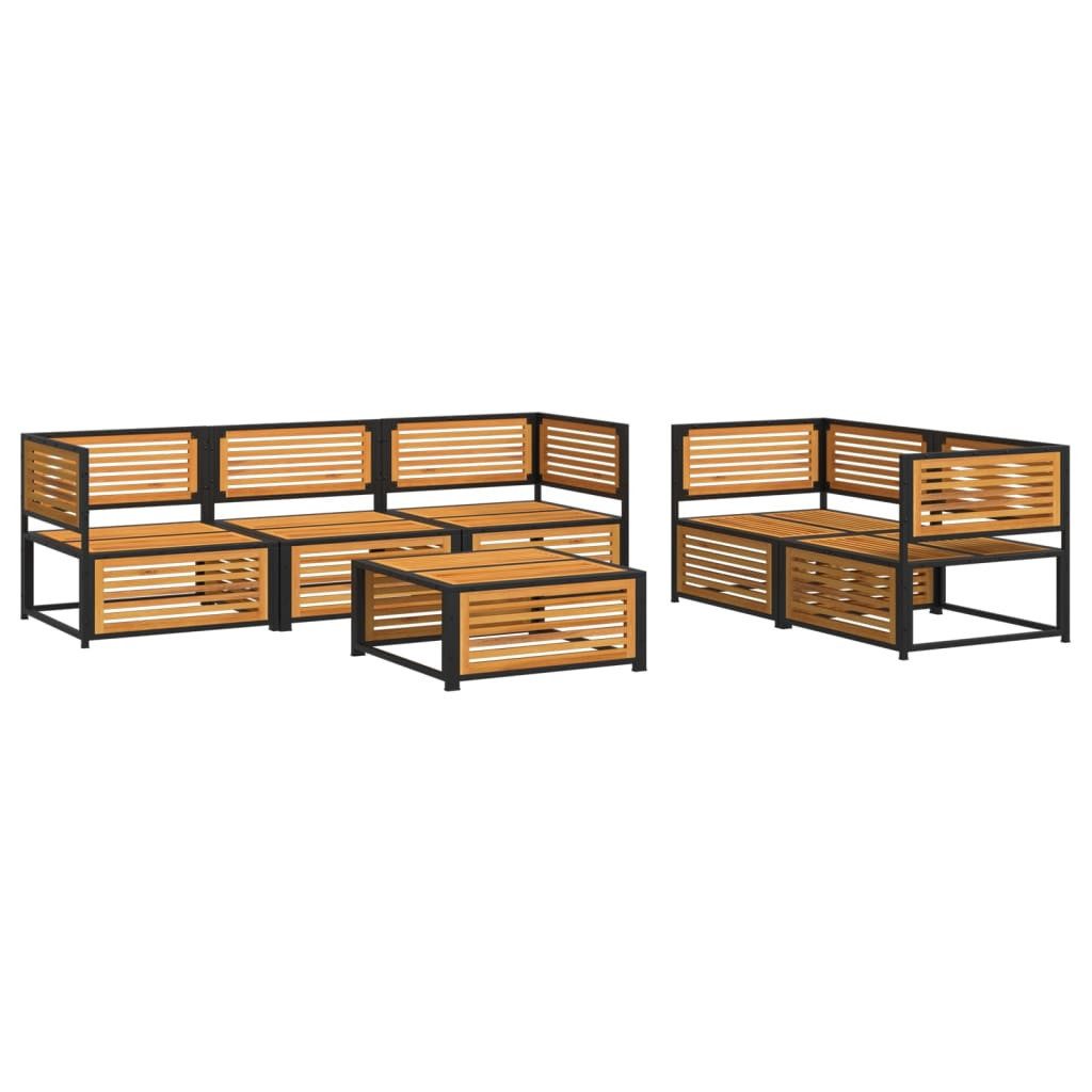 vidaXL Gartenlounge-Set 6-tlg. Garten-Sofagarnitur mit Kissen günstig online kaufen