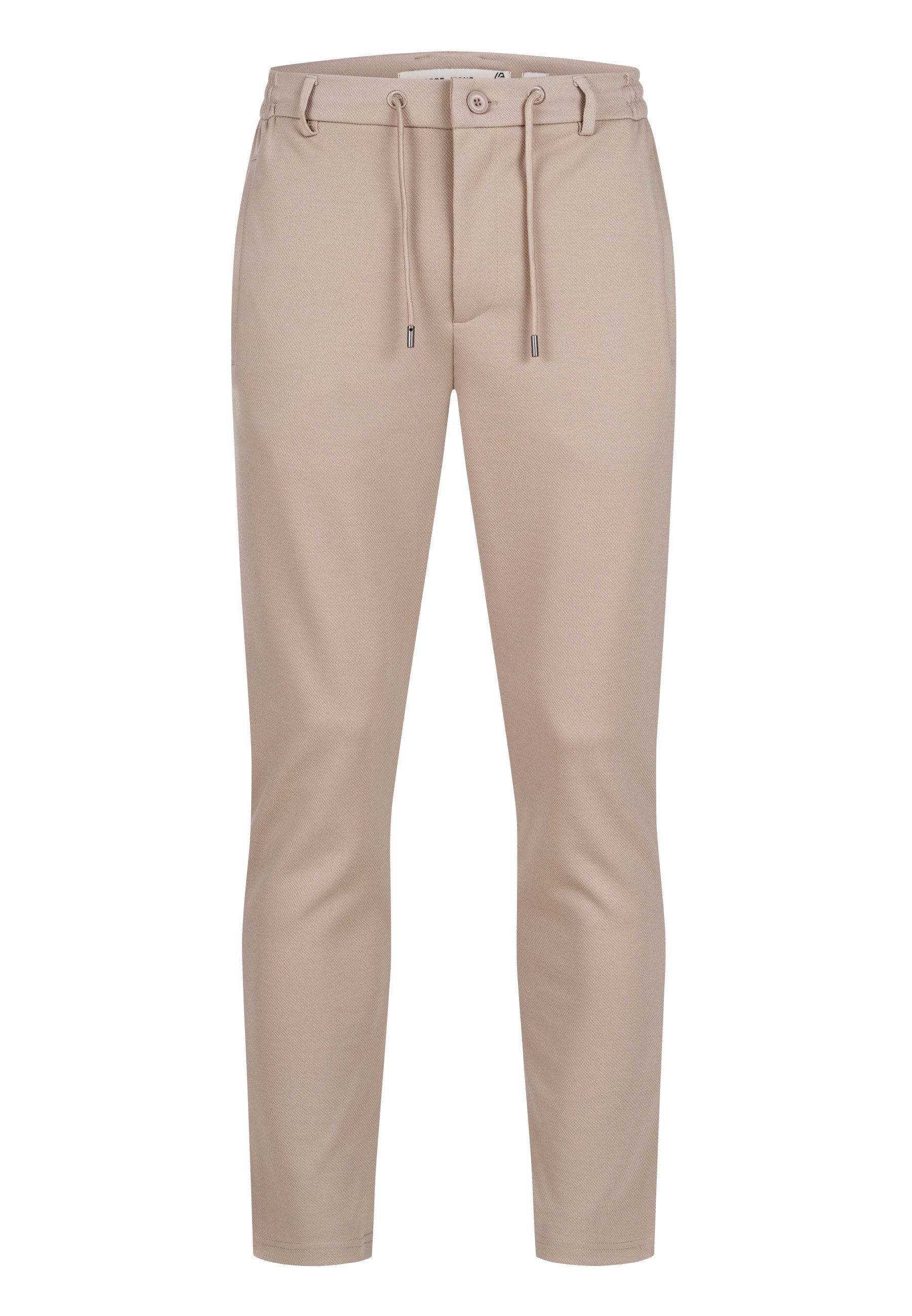 Indicode Chinohose Herren INNezzo Herrenhose mit Tunnelzug bequemer Passform mit elastischem Bund und Kordelzug