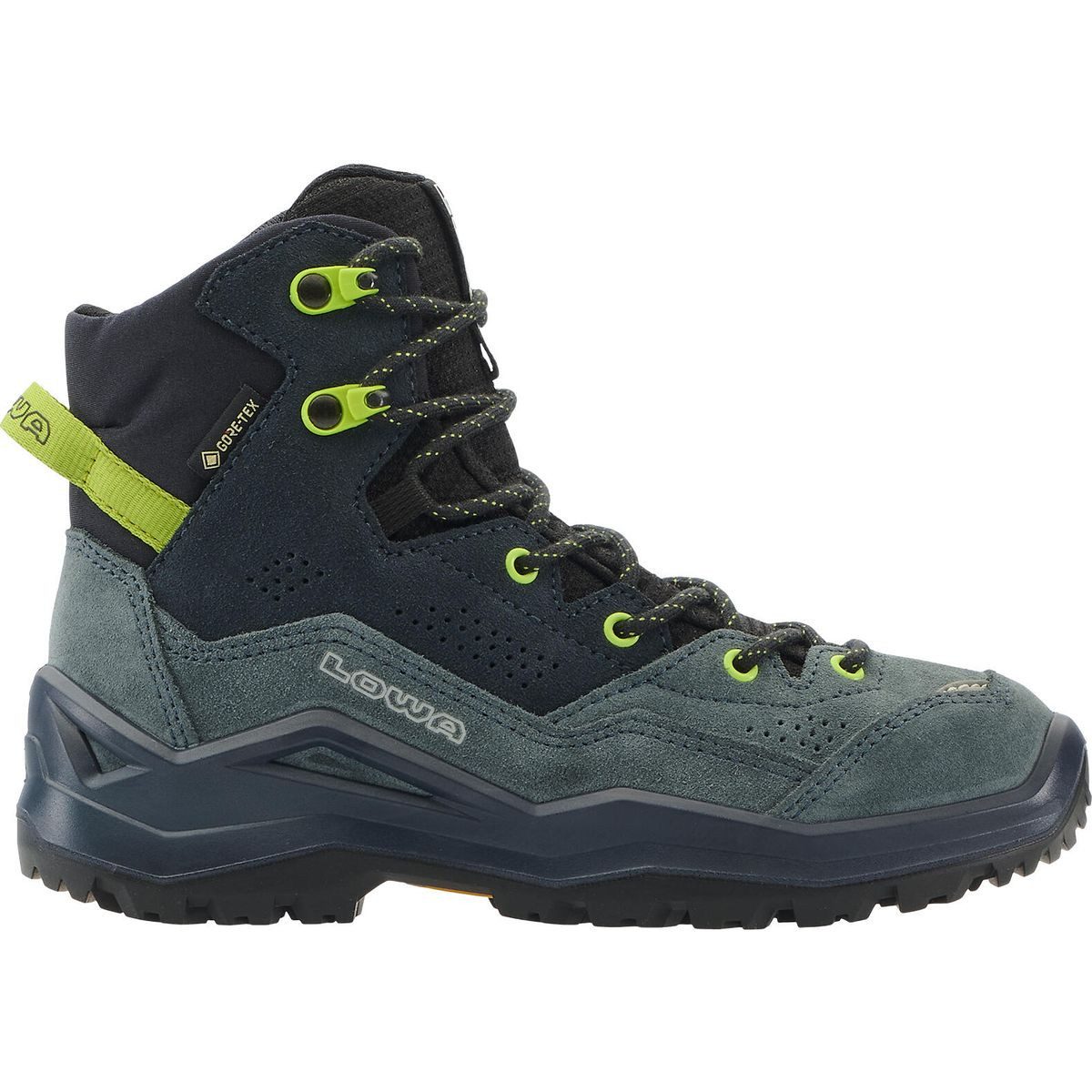 Lowa Wandax GTX Mid JR Hikingschuh Wasserdichter, atmungsaktiver Kinderschuh mit hervorragendem Grip und