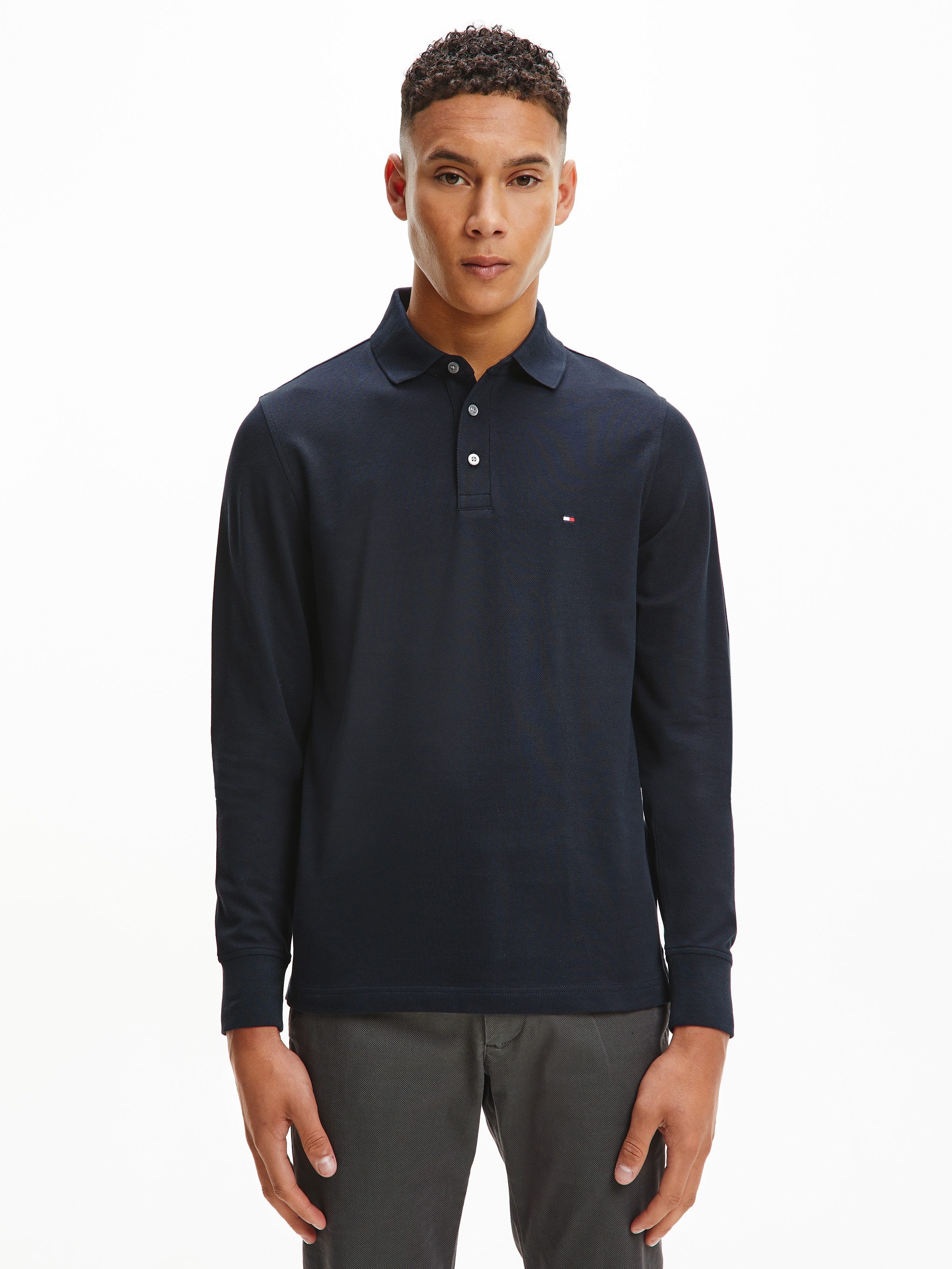 Tommy Hilfiger Langarm-Poloshirt 1985 SLIM LS POLO günstig online kaufen