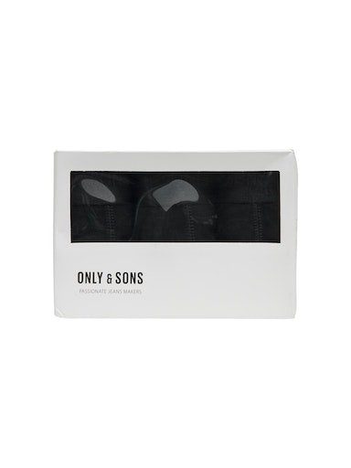 ONLY & SONS Trunk ONSFITZ SOLID BLACK TRUNK 3PACK NOOS (Packung, 3-St)