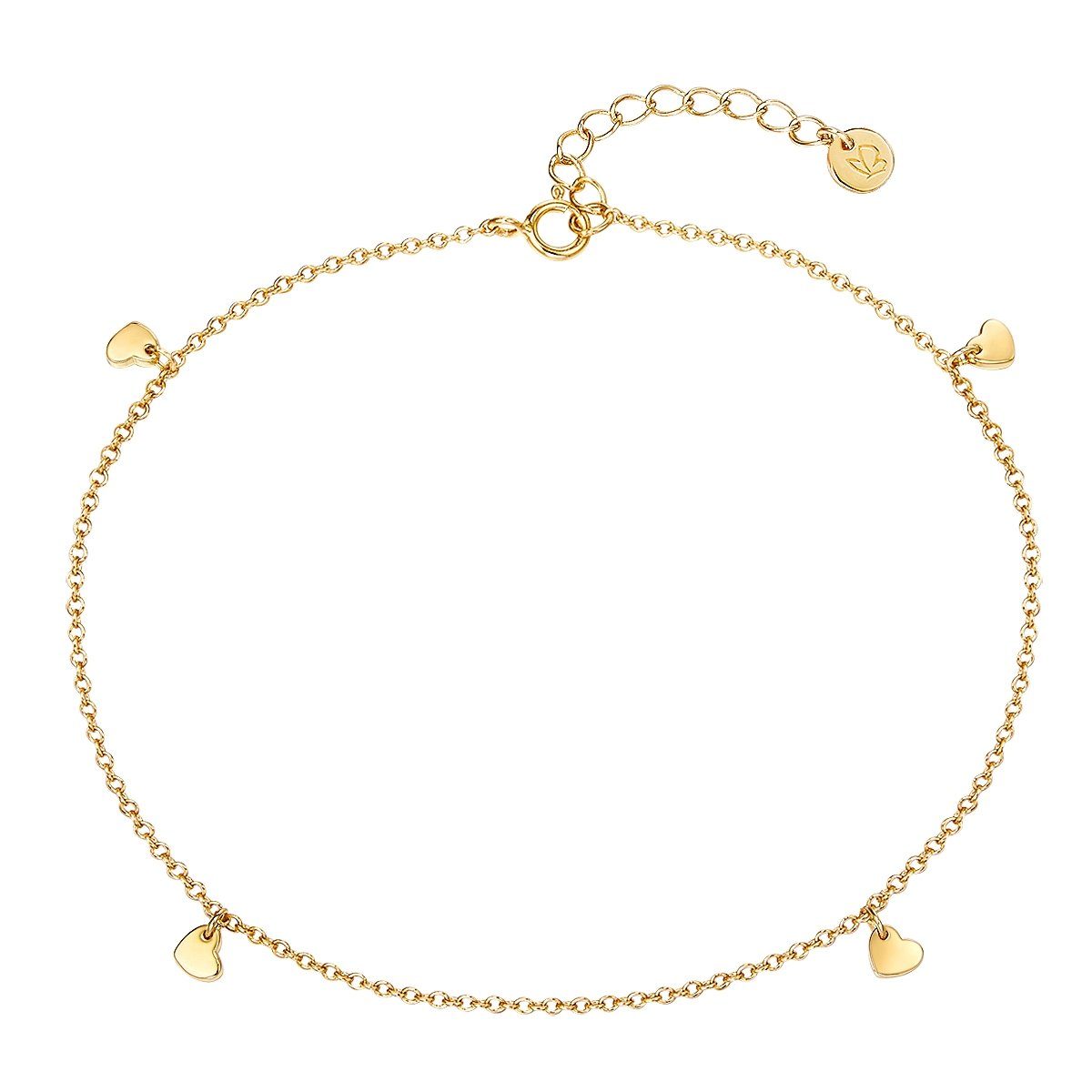 Fußkette gelbgold