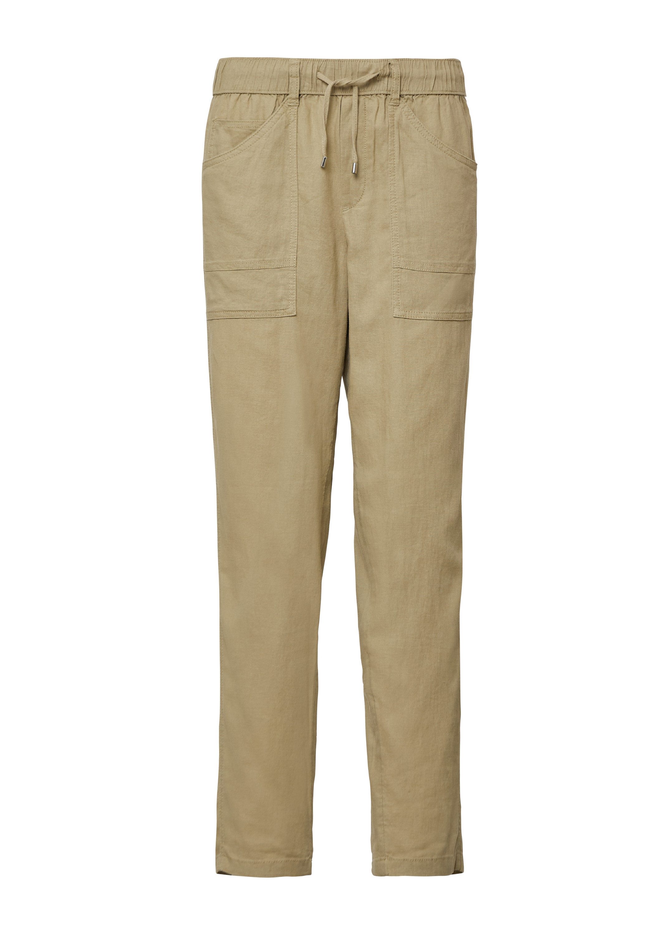 s.Oliver Chinos Hose Ankle-Jogpants aus Leinenmix günstig online kaufen