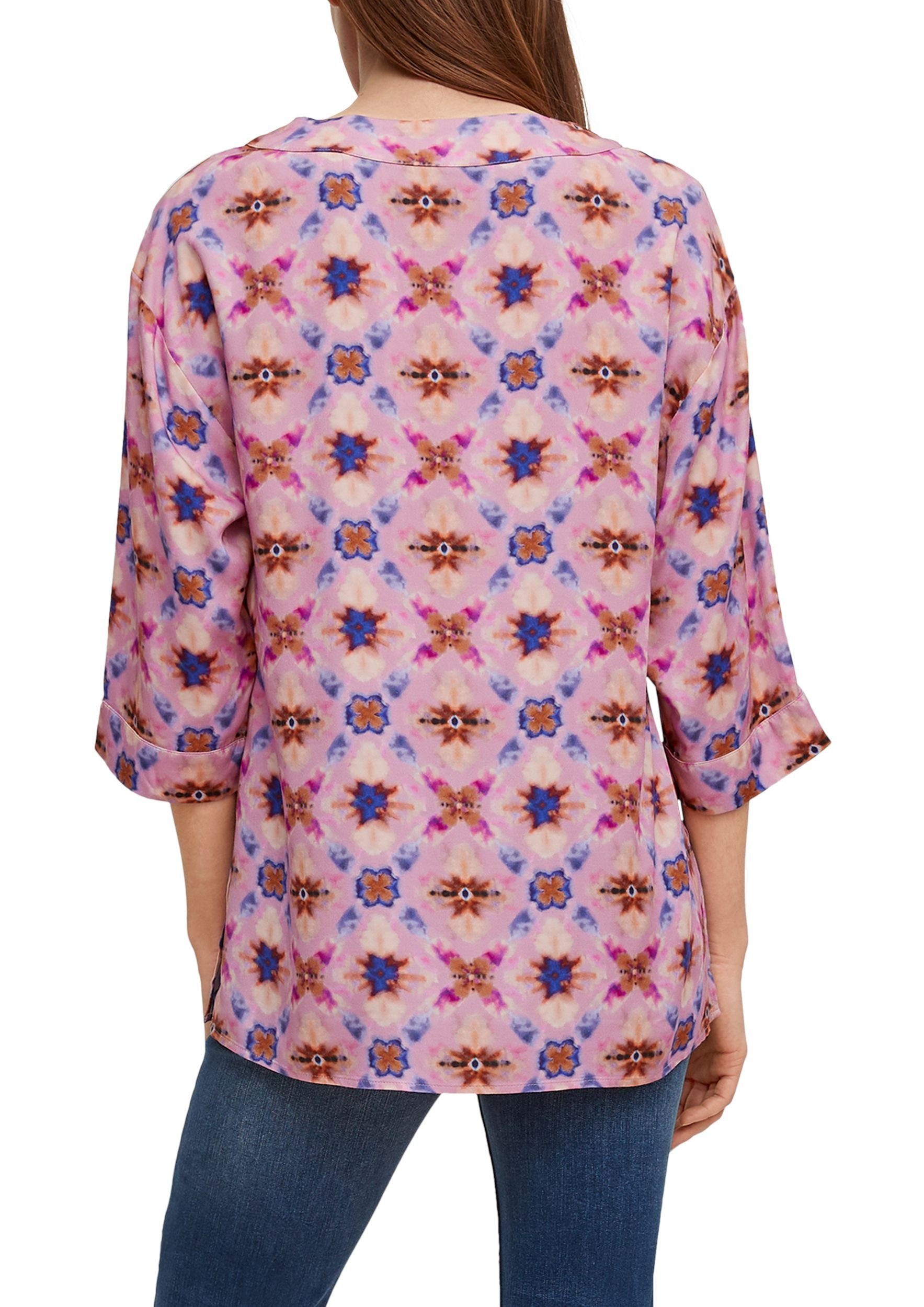 comma Druckbluse Viskosebluse