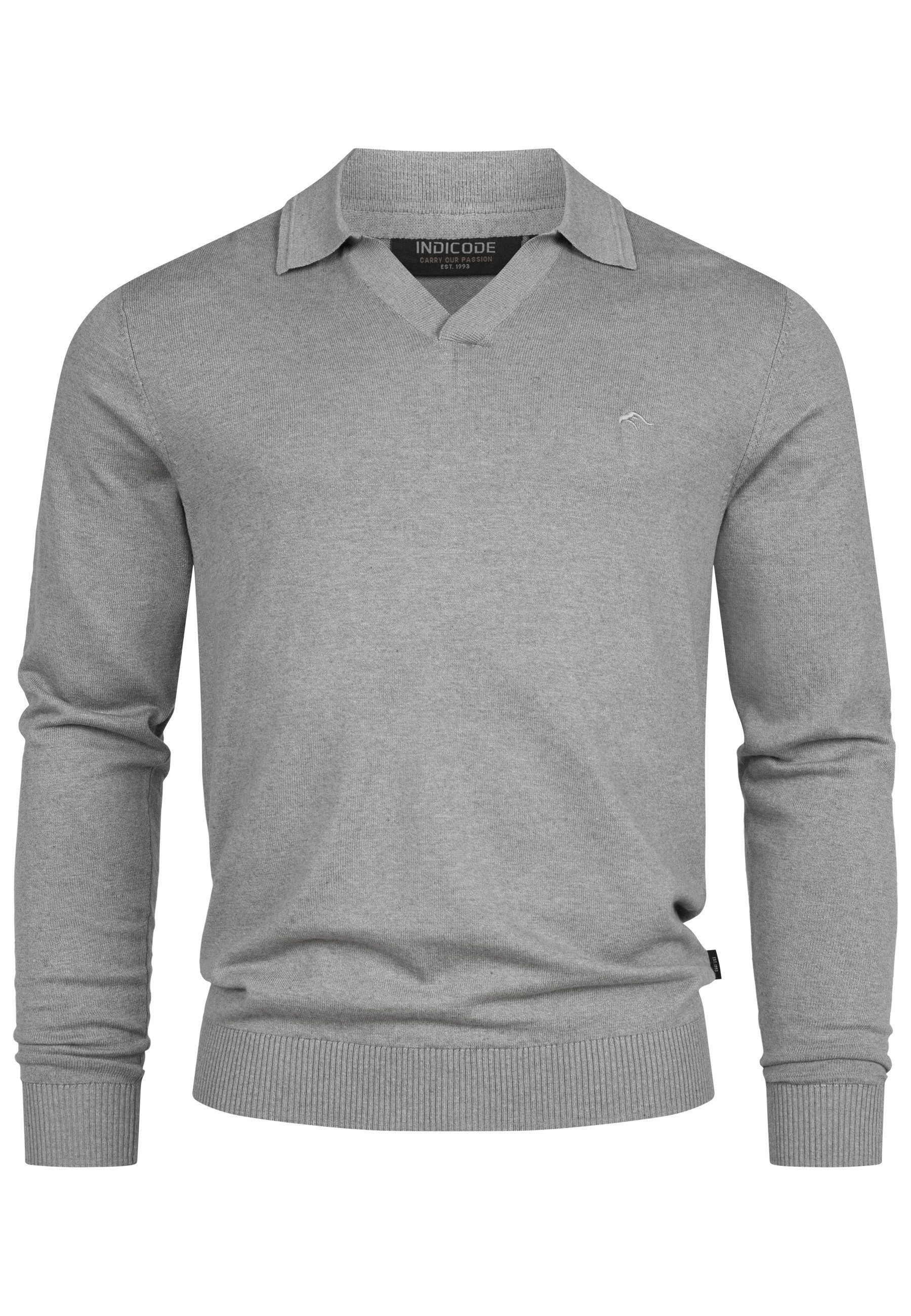 Indicode Strickpullover INHagen Leichter Feinstrick-Pullover mit günstig online kaufen