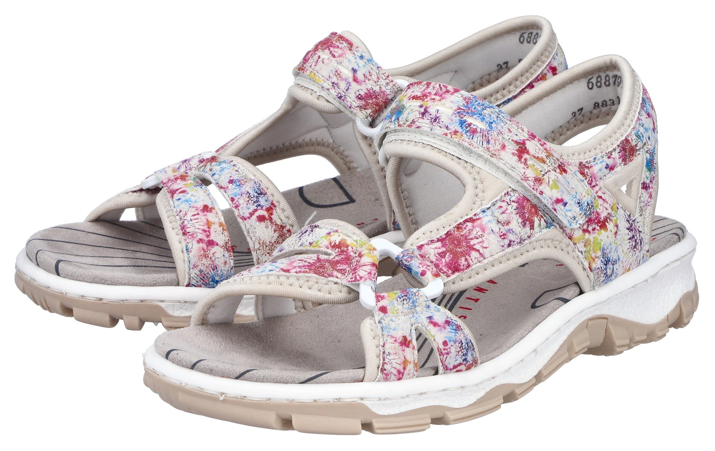 Rieker Riemchensandale Sommerschuh, Sandalette, Outdoorschuh in Trekking-Optik