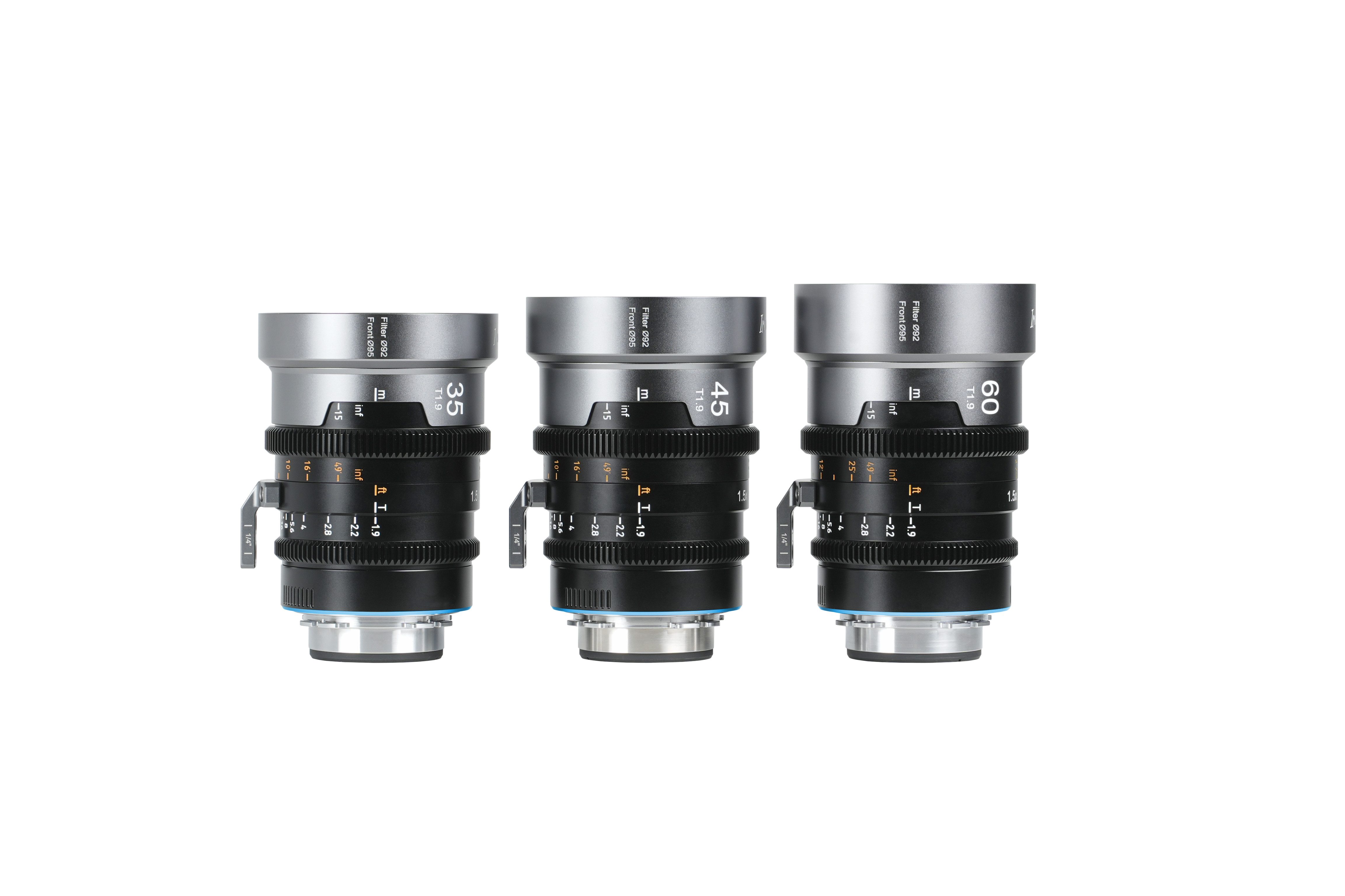 SIRUI IronStar 35mm&45mm&60mm Objektiv, (T1.9 1.5x Anamorphic Full Frame Cine Lenses + CPL & ND Filter + Case)