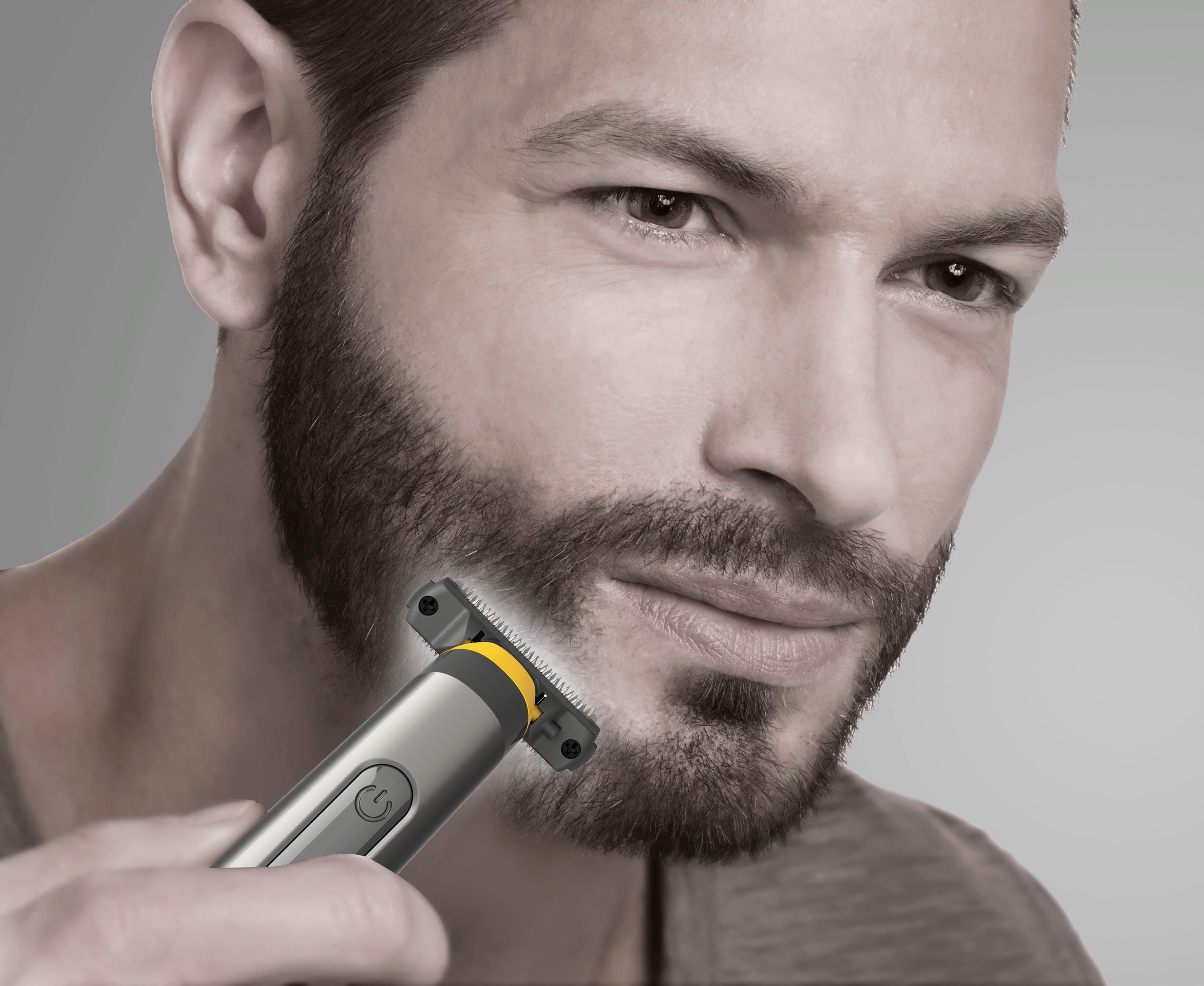 MediaShop Multifunktionstrimmer MicroTouch Titanium Solo, Trimmen, stylen & rasieren wie ein Champion