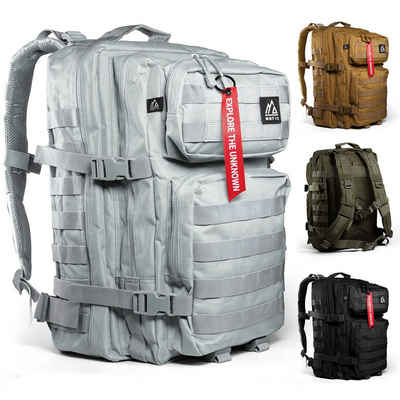 MNT10 Wanderrucksack Taktischer Outdoor Rucksack 28L & 40L I Army Backpack für Reisen, Taktischer Rucksack Herren, Damen I US Cooper Rucksack