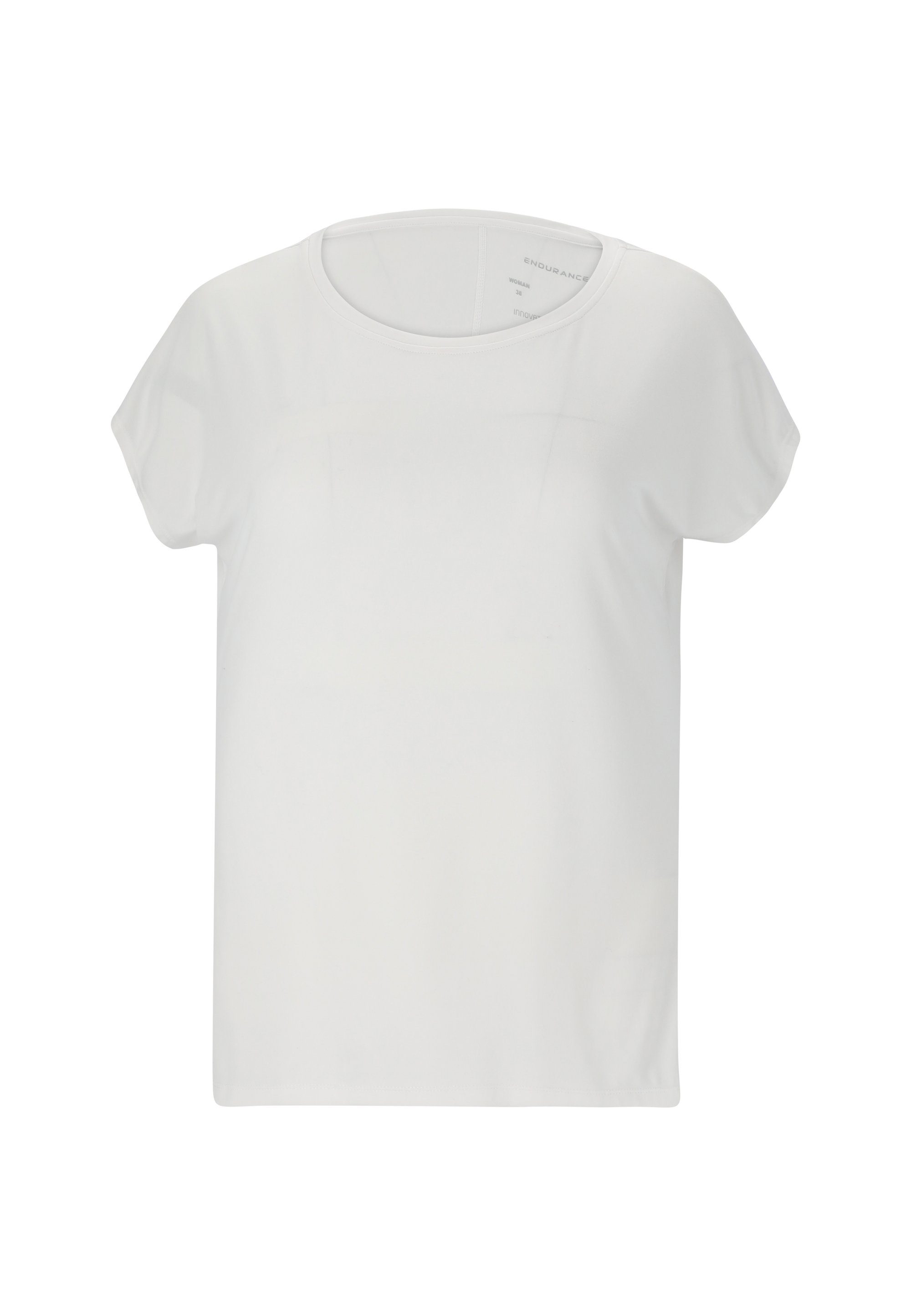 ENDURANCE T-Shirt weiß mit Dry Carrolli Quick (1-tlg) Funktion