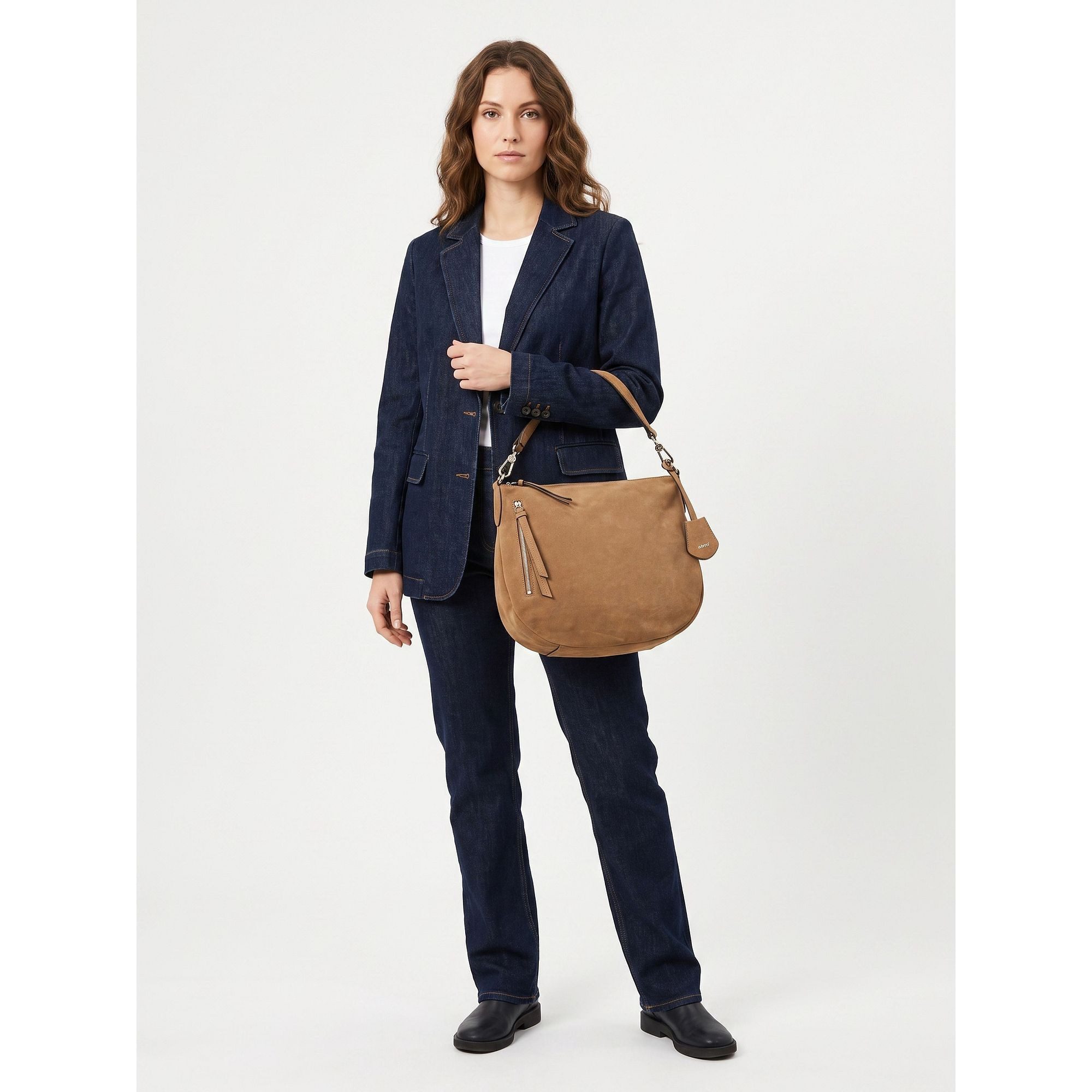 Abro Schultertasche Juna, Leder
